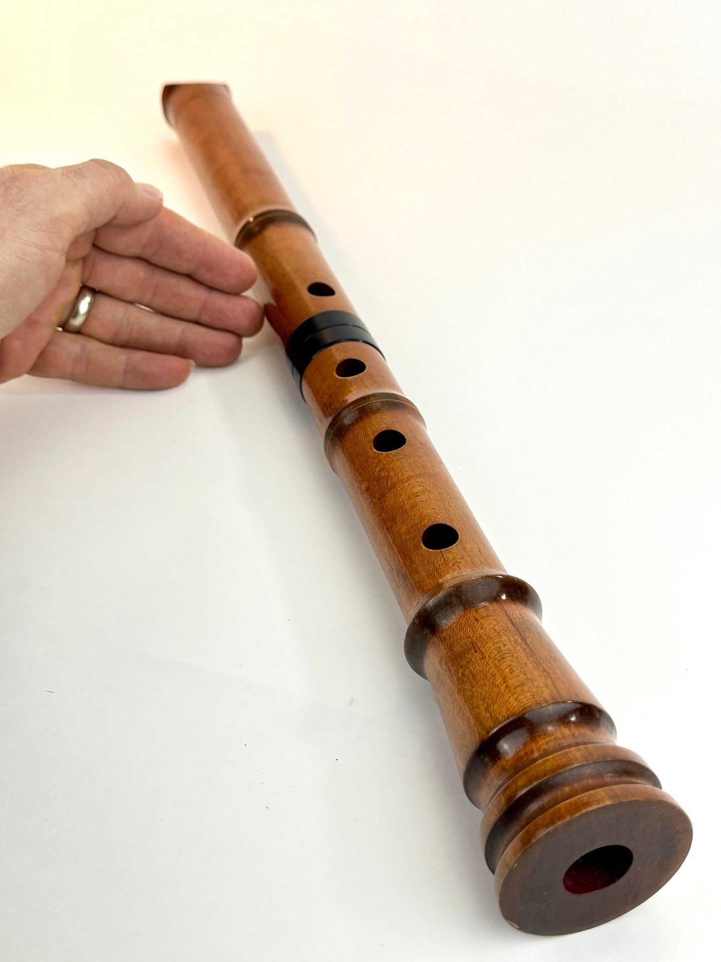 Vintage Japanese Shakuhachi Wooden Flute in Playable Condition 19"