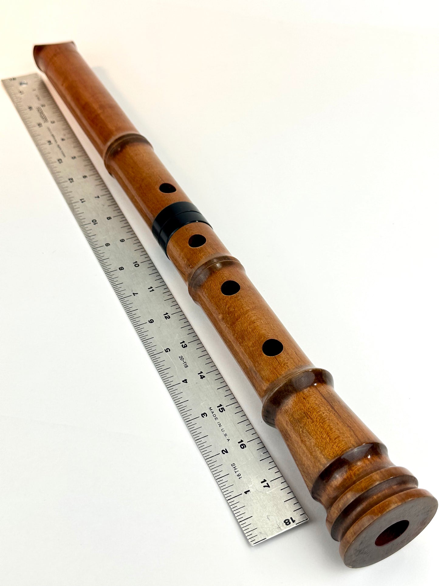 Vintage Japanese Shakuhachi Wooden Flute in Playable Condition 19"