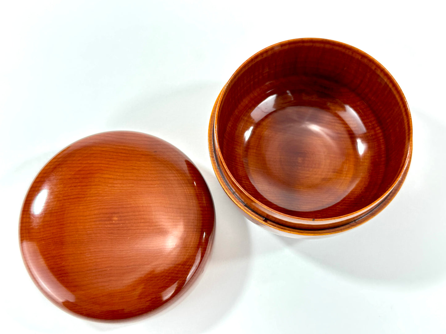 Hida Shunkei Nuri Lacquer Hira Natsume Tea Caddy w/ Box Takayama