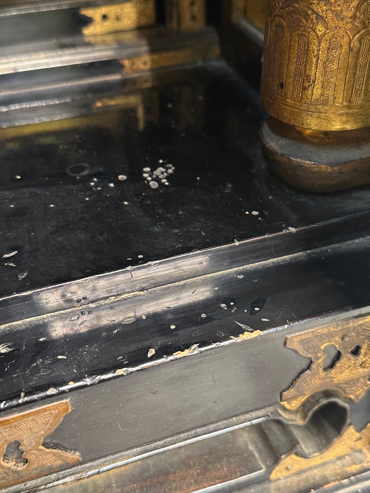 Antique Japanese Meiji Era (late 1800's) Butsudan Family Alter 45”H