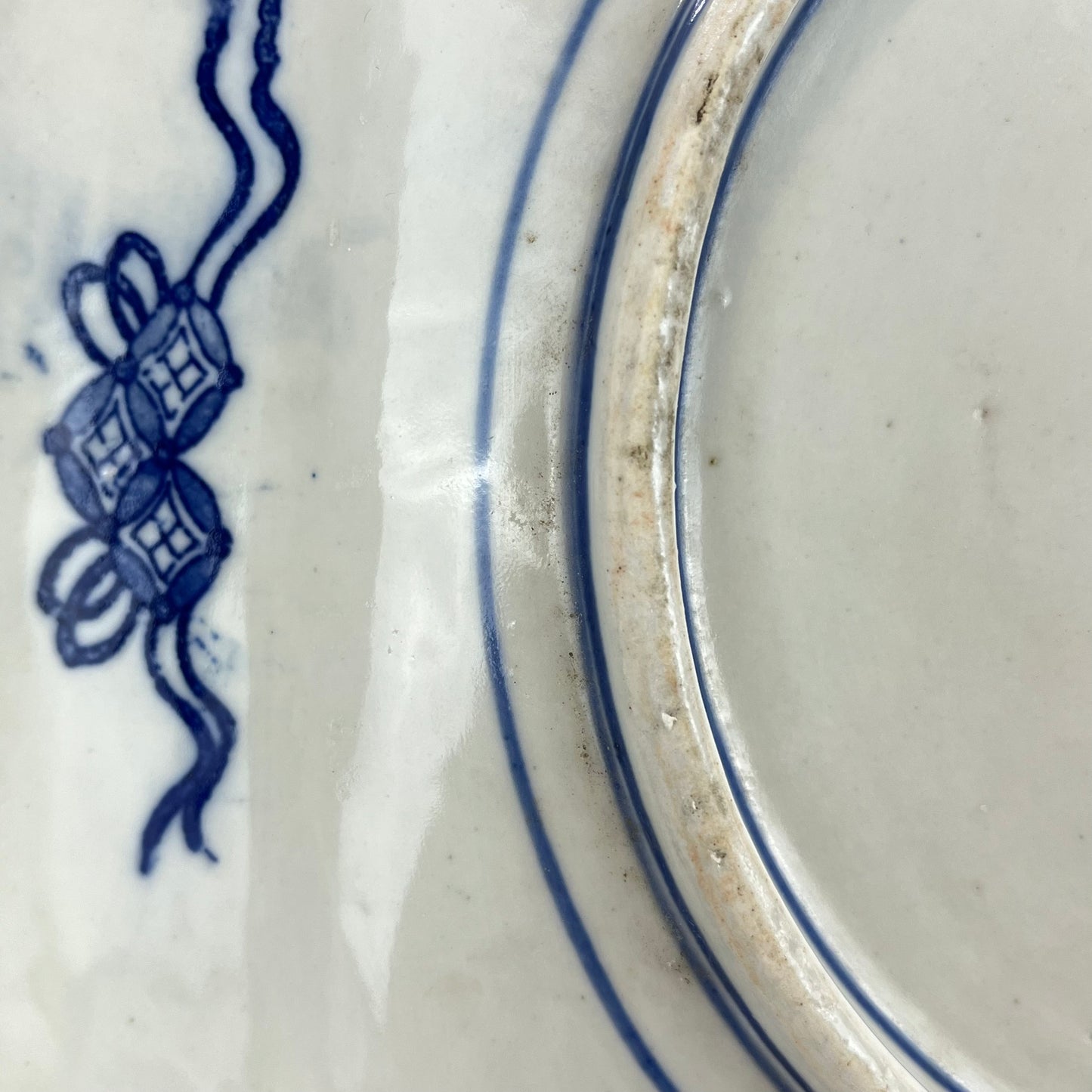 Antique Meiji Era Japanese Hexagonal Ceramic Imari Plate 10”