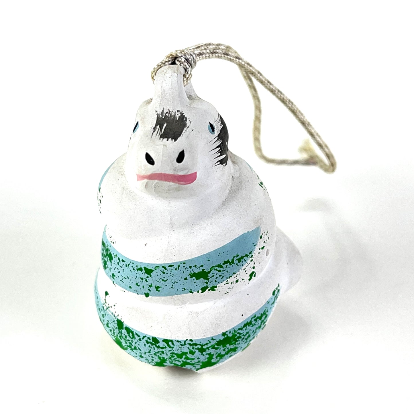 Vintage Japanese Zodiac Animal Dragon Small Ceramic Bell 2”