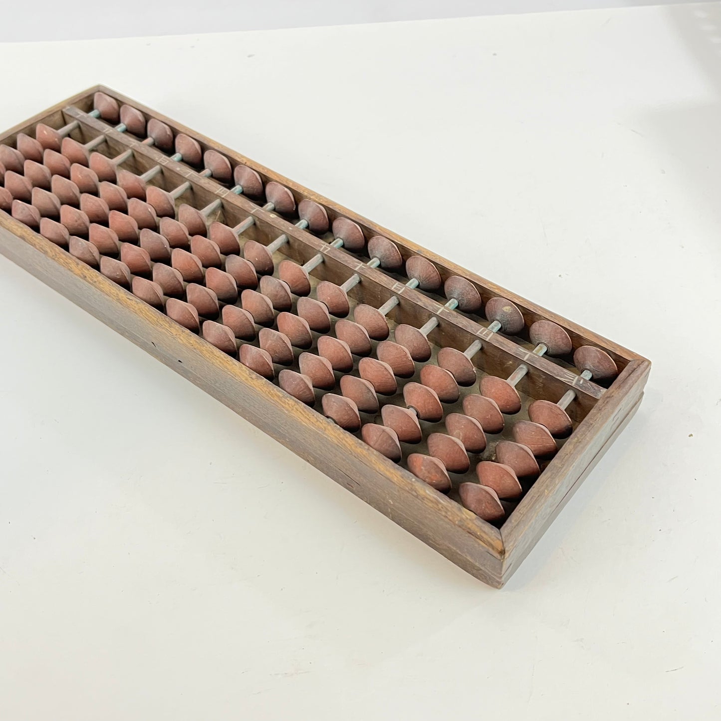 Japanese Wooden Abacus 90 Bead 12 Decimal Place Soroban