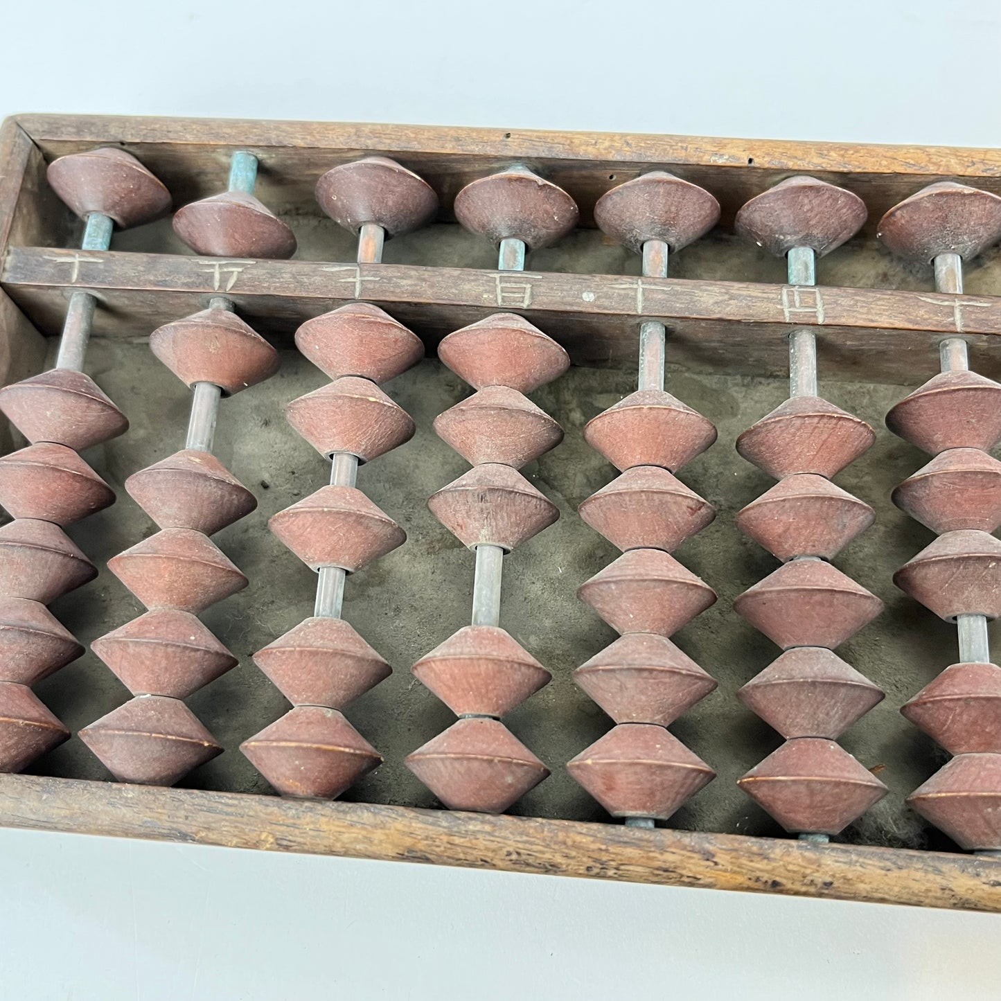 Japanese Wooden Abacus 90 Bead 12 Decimal Place Soroban