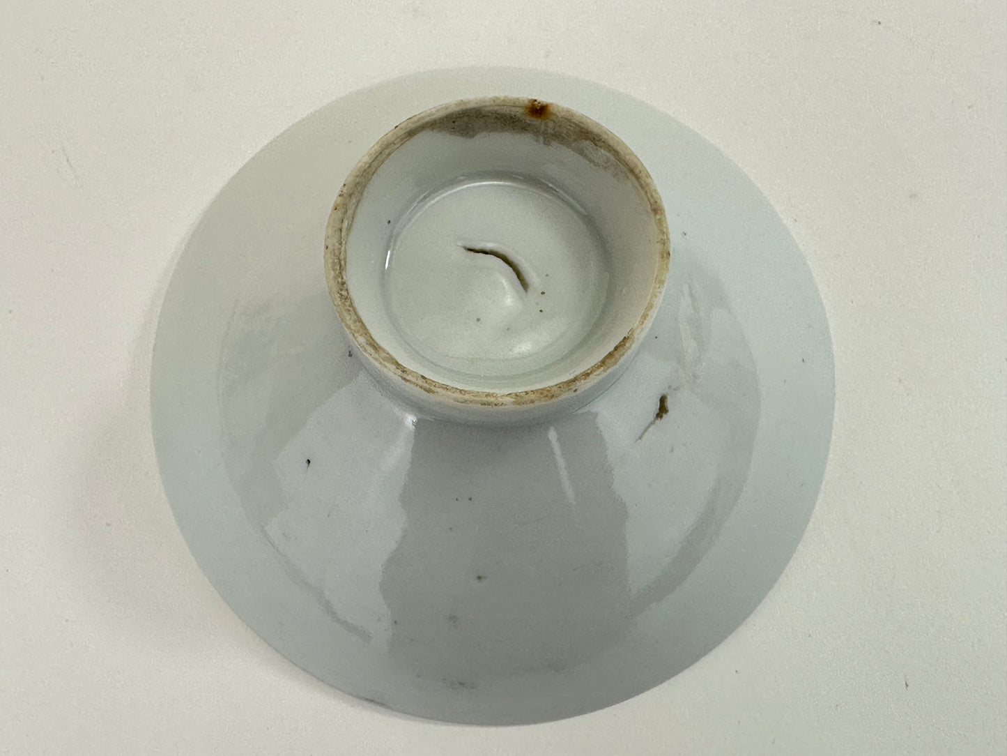 Antique Japanese Taisho Era c1920's Military Sake Cup Sakazuki ~3"W