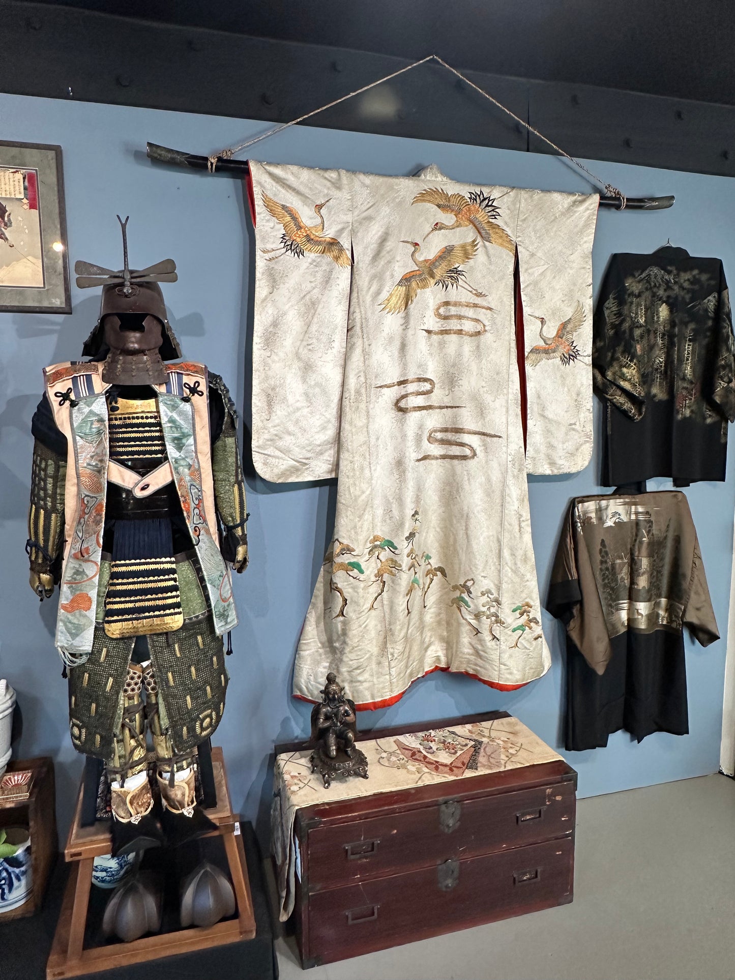 Rare Antique Japanese Samurai Armor Late Edo Tōsei Gusoku Full Suit w Kabuto