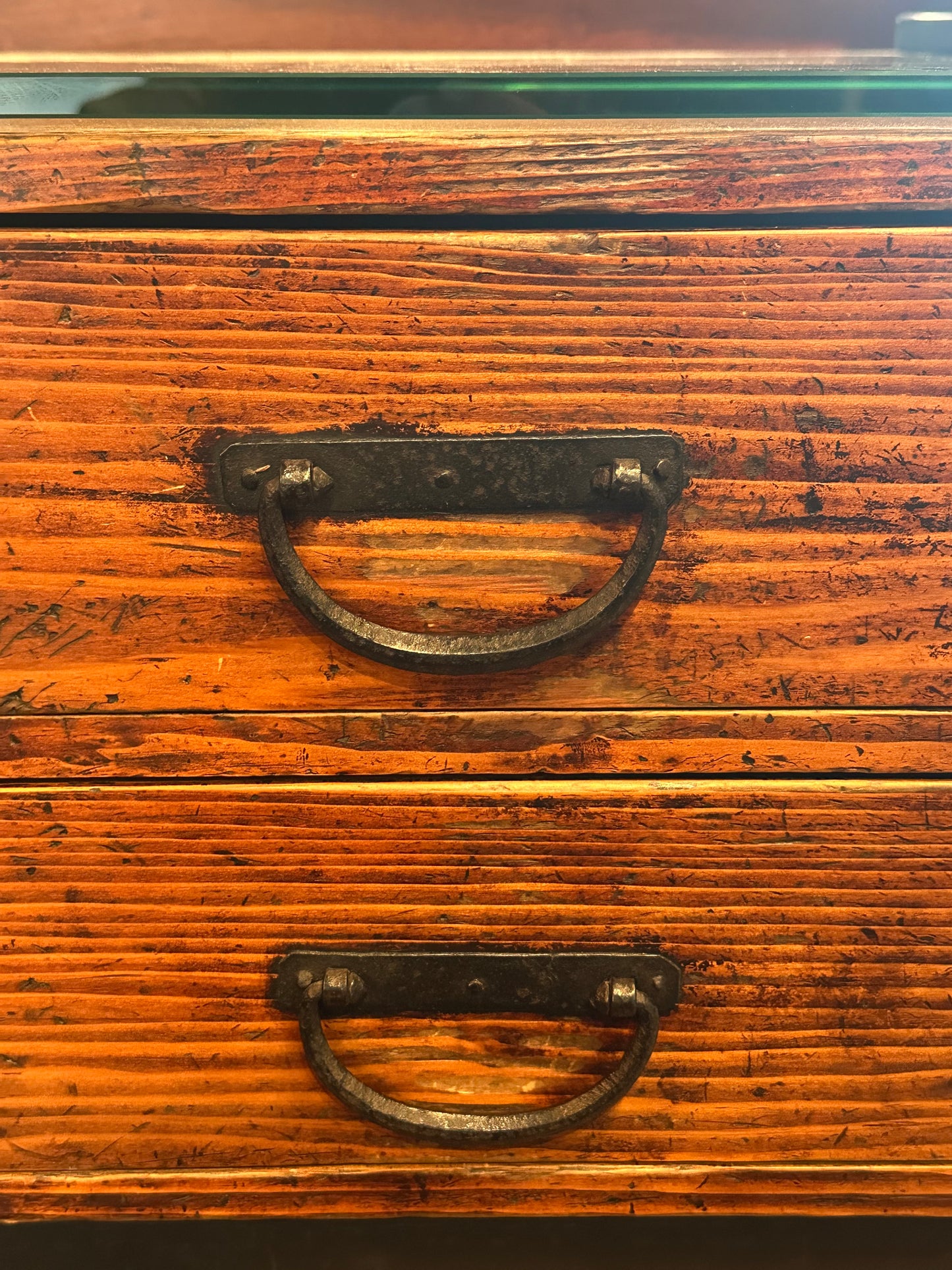 Edo Period early 1800's Katanadansu Sword Chest on Iron Stand 46.5" LS#146