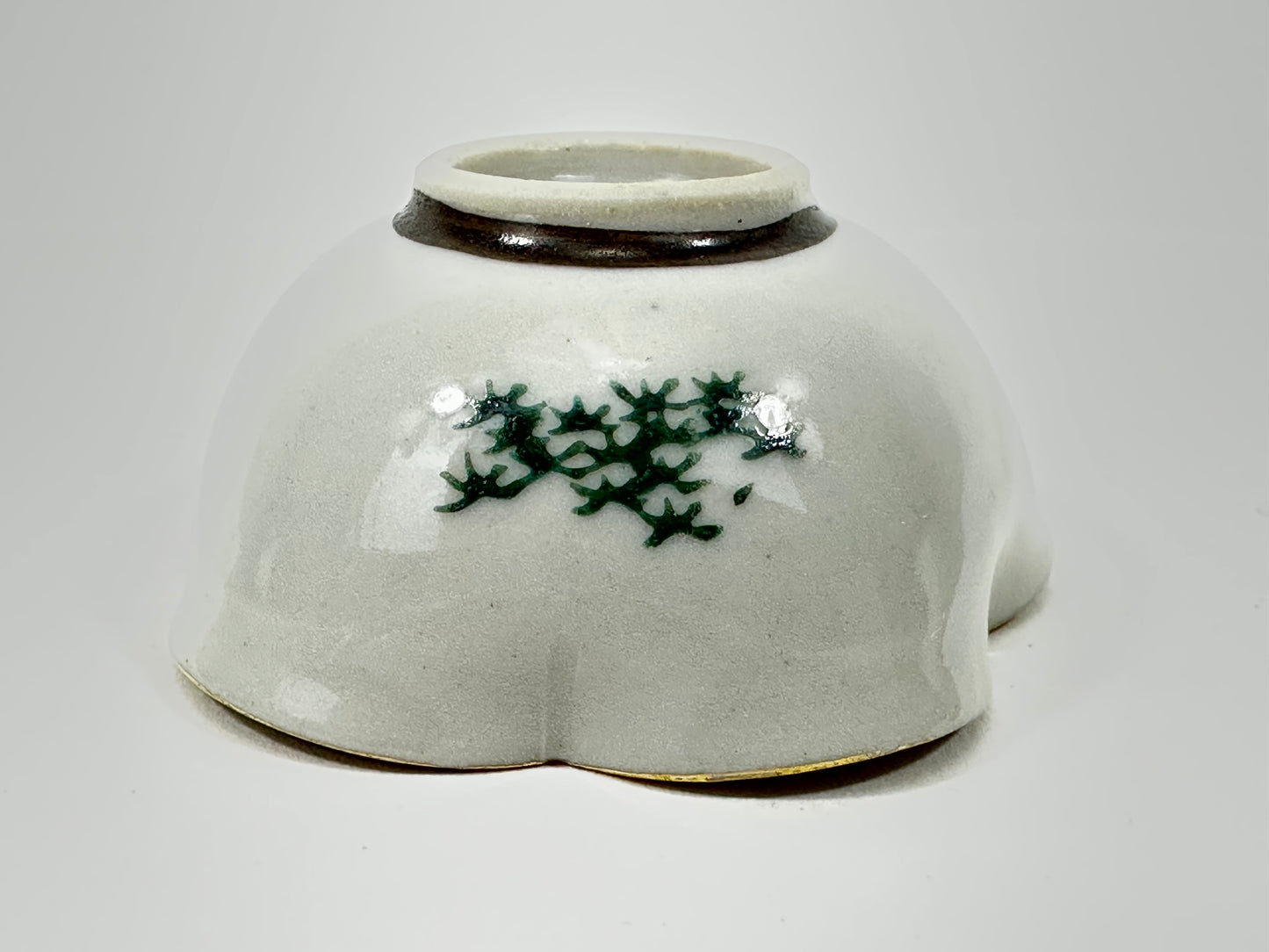 Vintage Japanese Sake Cup Kutani Daruma