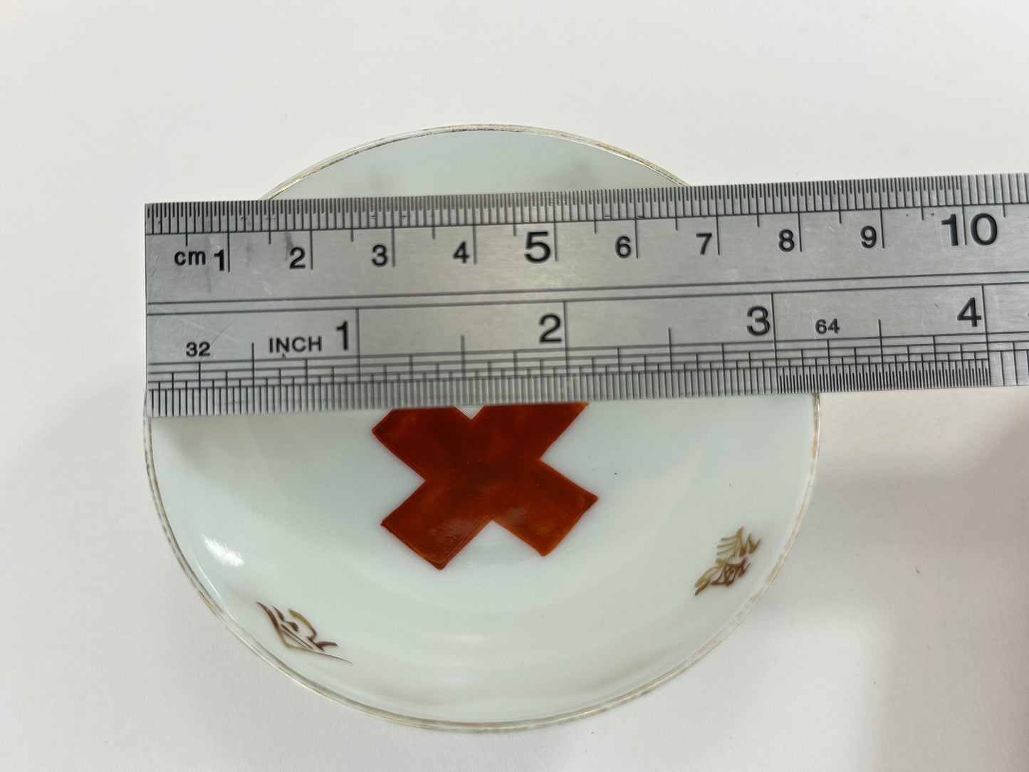 Antique Japanese Taisho Era c1920's Military Sake Cup Sakazuki ~3"W