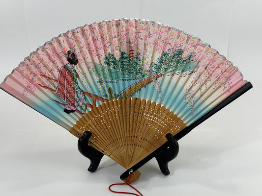 Vintage Japanese Paper Sensu Folding Fan