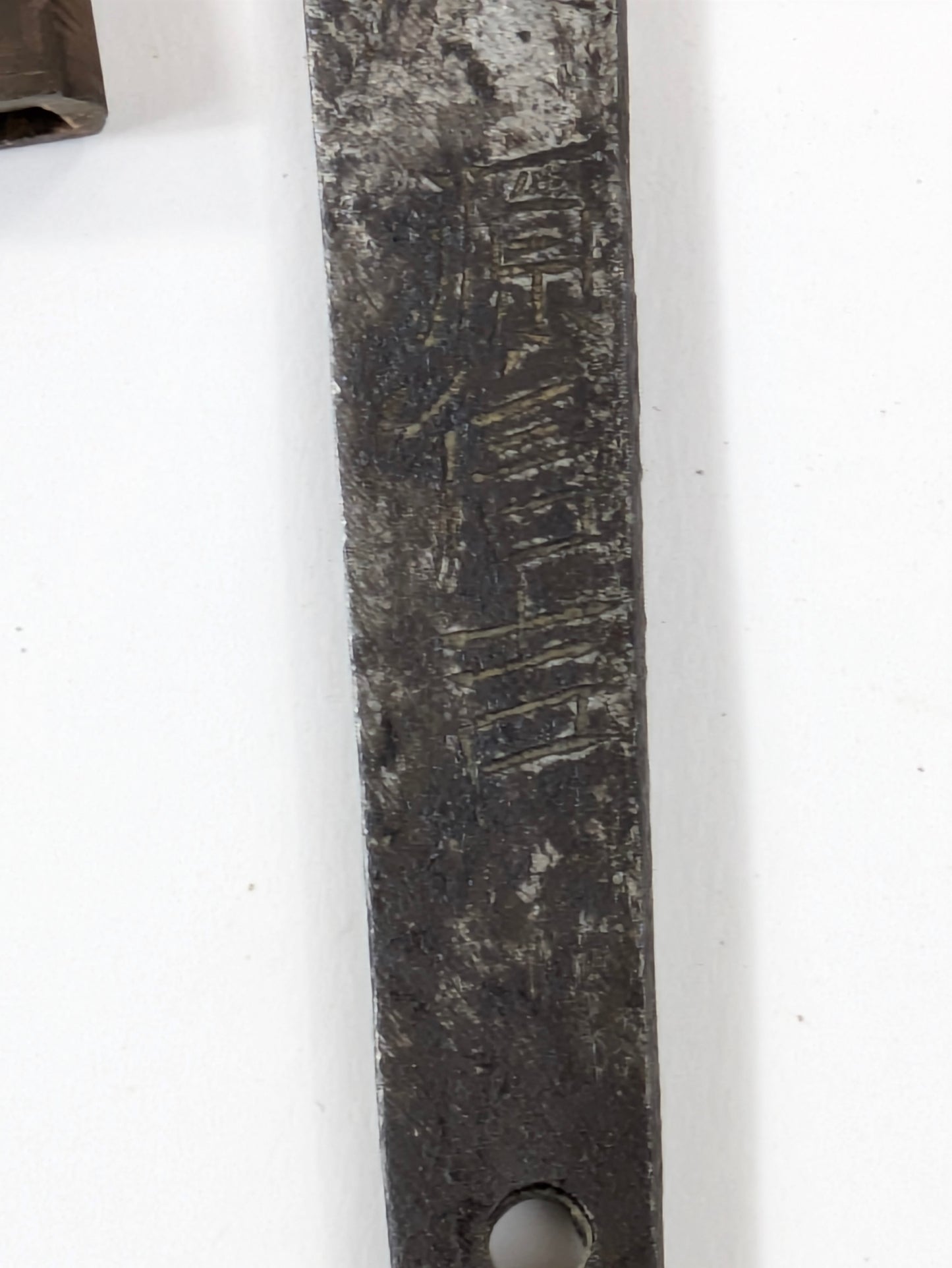 Japanese Edo Era Naginata Blade Signed “Harunobuyoshi” 16"