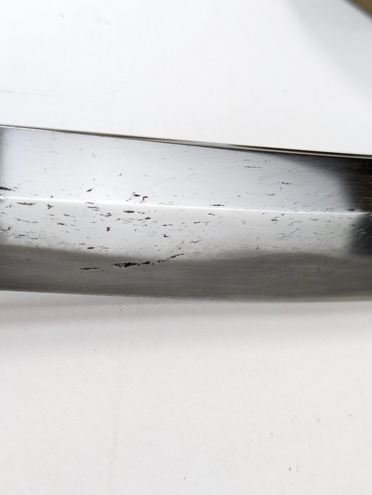 Japanese Edo Era Naginata Blade Signed “Harunobuyoshi” 16"