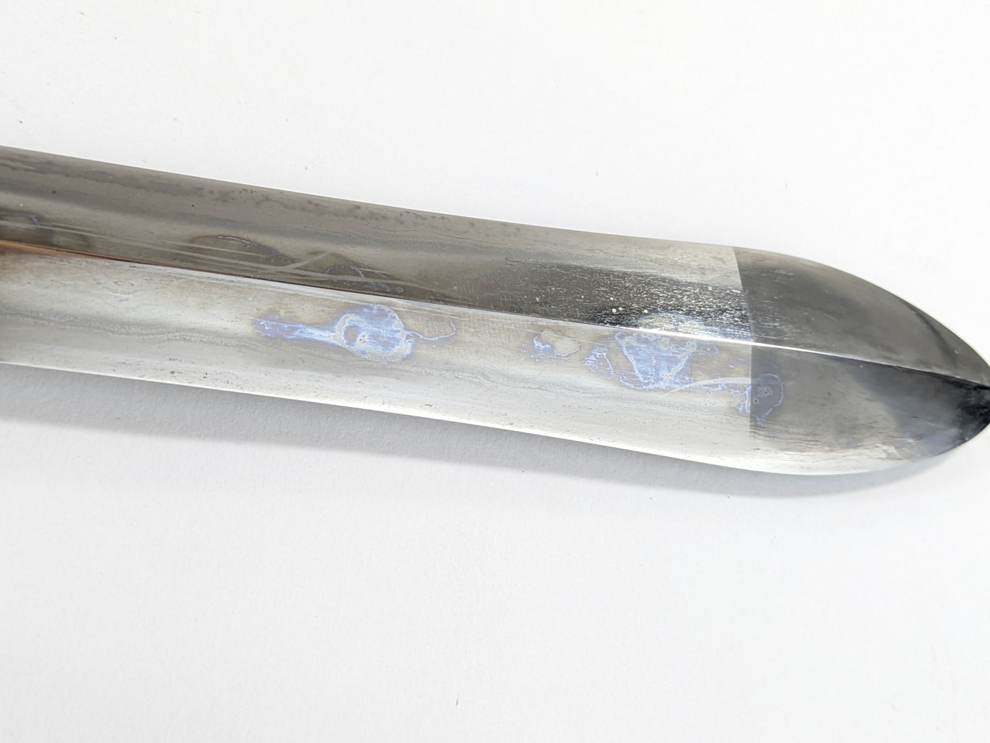 Japanese Antique Jumonji-Yari Cross Shaped Spear Head signed Heianjō Fujiwara Morikuni Edo c1670's