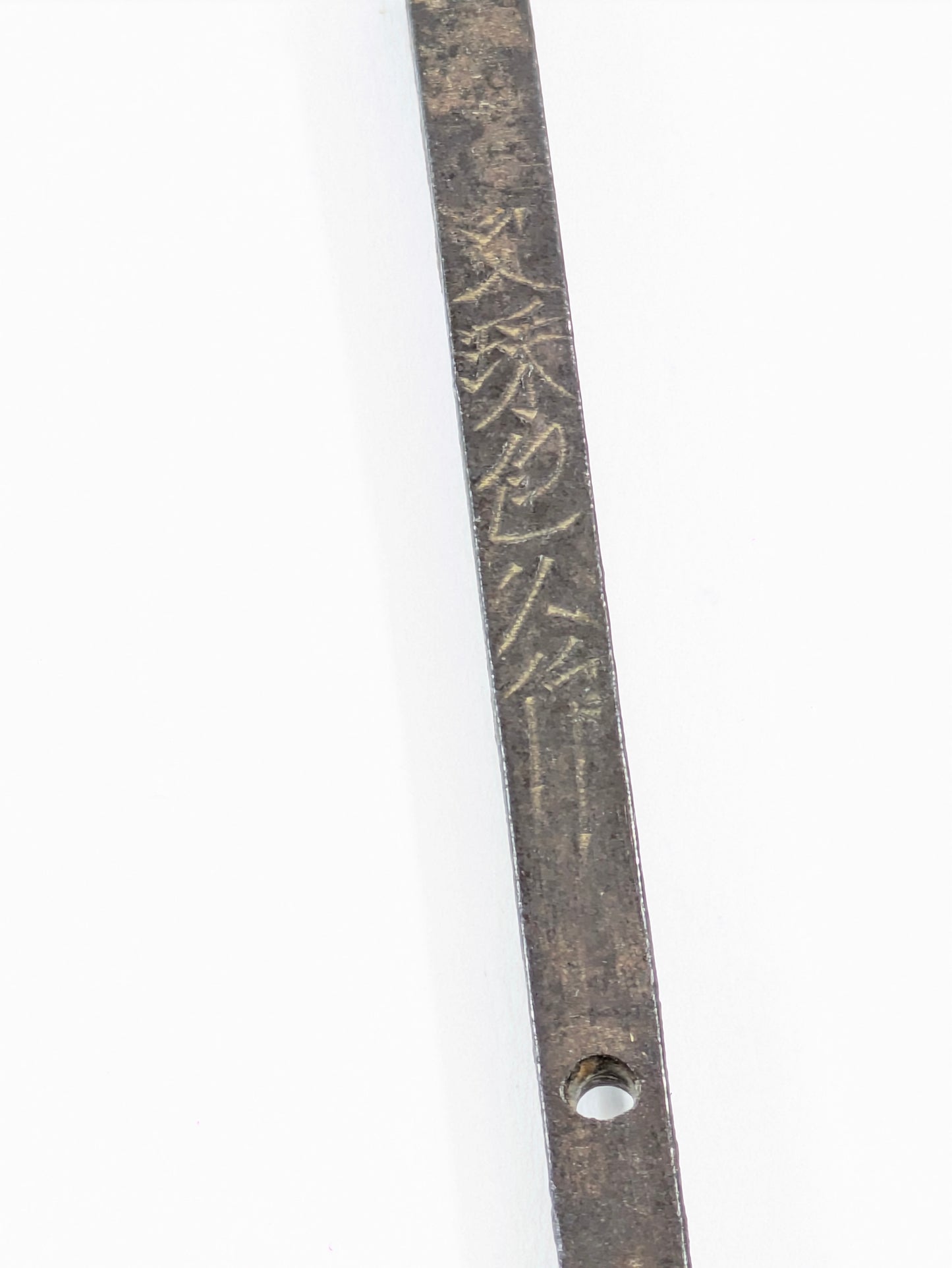 Japanese Yari Spearhead Signed Monju Kanehisa Edo Genroku Period 1688–1704