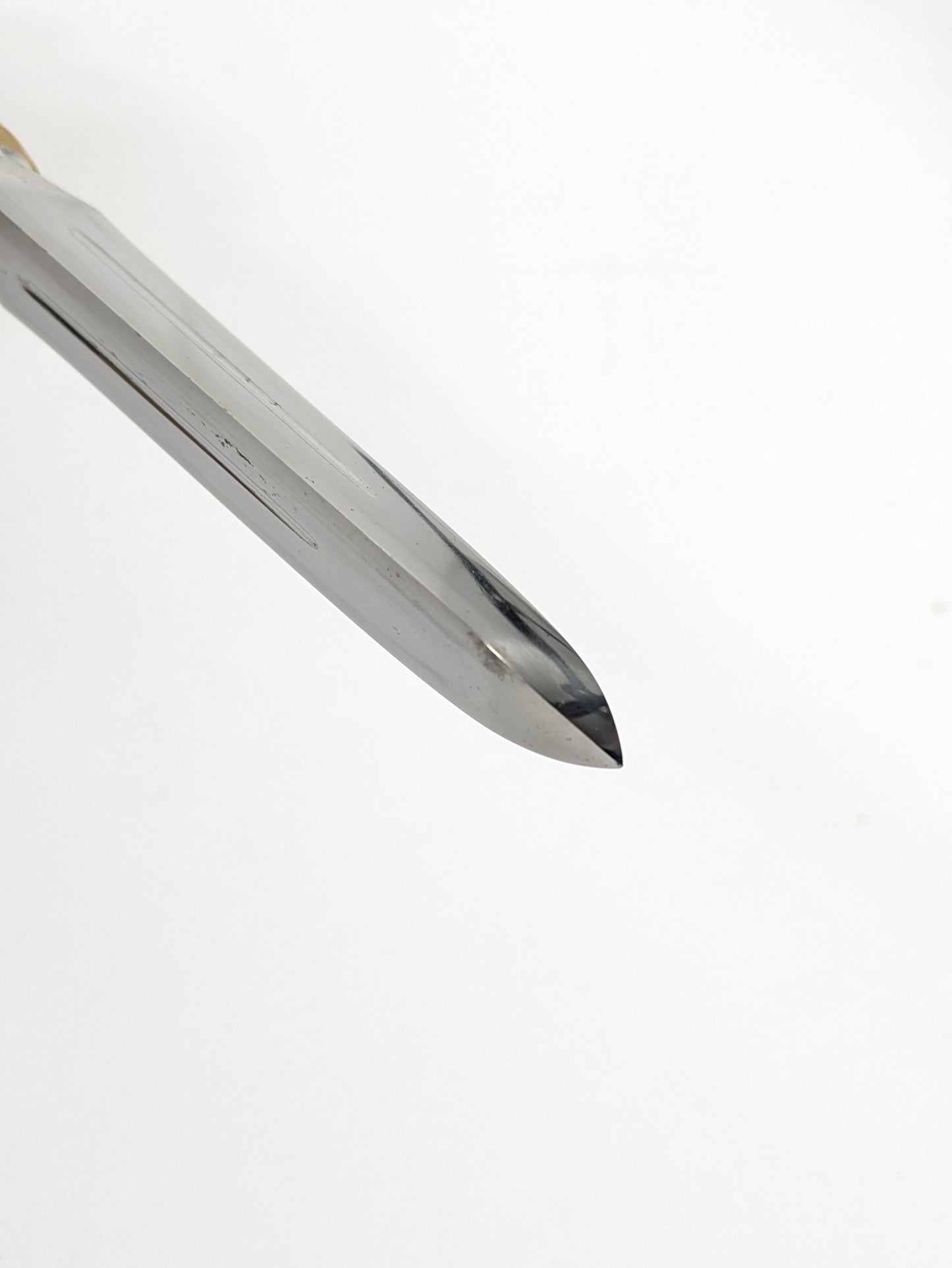 Japanese Yari Spearhead Signed Monju Kanehisa Edo Genroku Period 1688–1704
