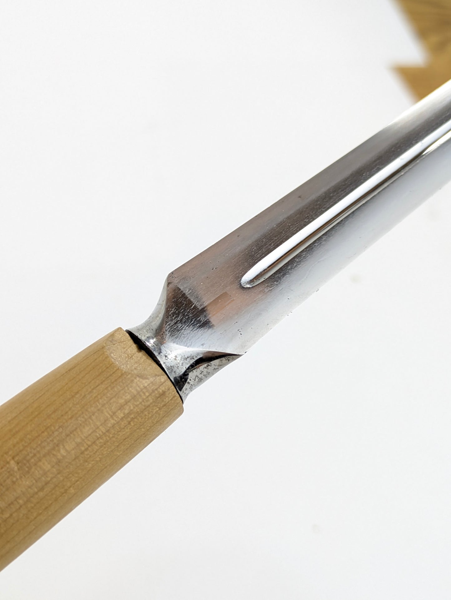Japanese Yari Spearhead Signed Monju Kanehisa Edo Genroku Period 1688–1704