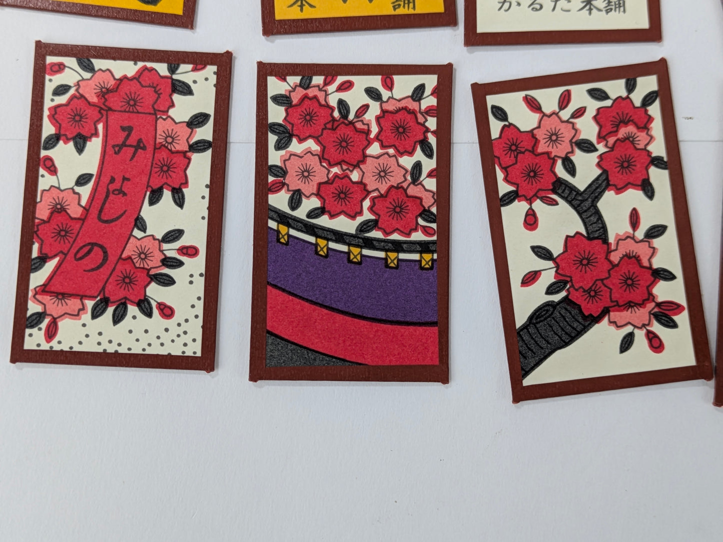 Vintage Compleate Set of Hanafude Cards w/ Kiri Wood Box