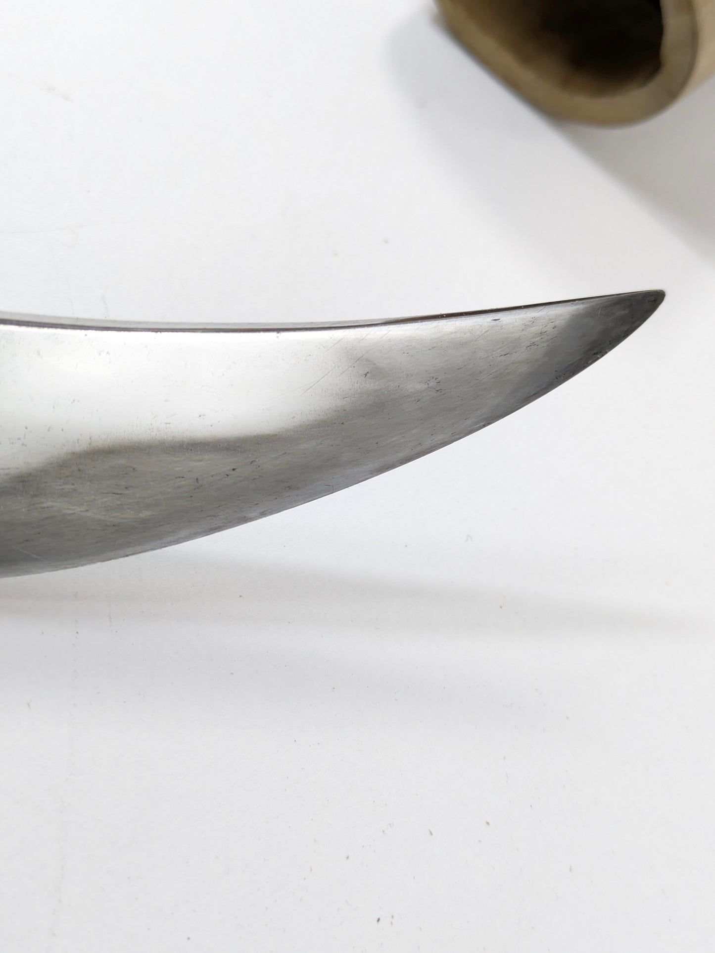 Japanese Edo Era Naginata Blade Signed “Harunobuyoshi” 16"