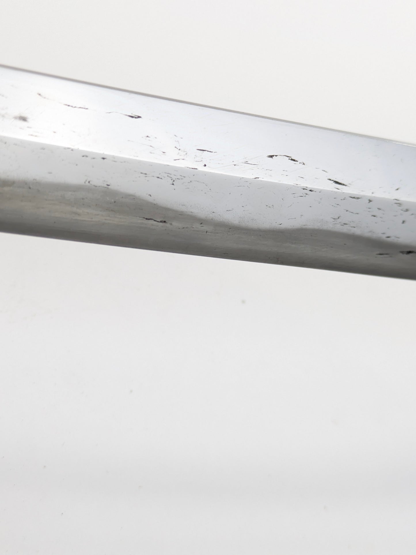 Japanese Edo Era Naginata Blade Signed “Harunobuyoshi” 16"