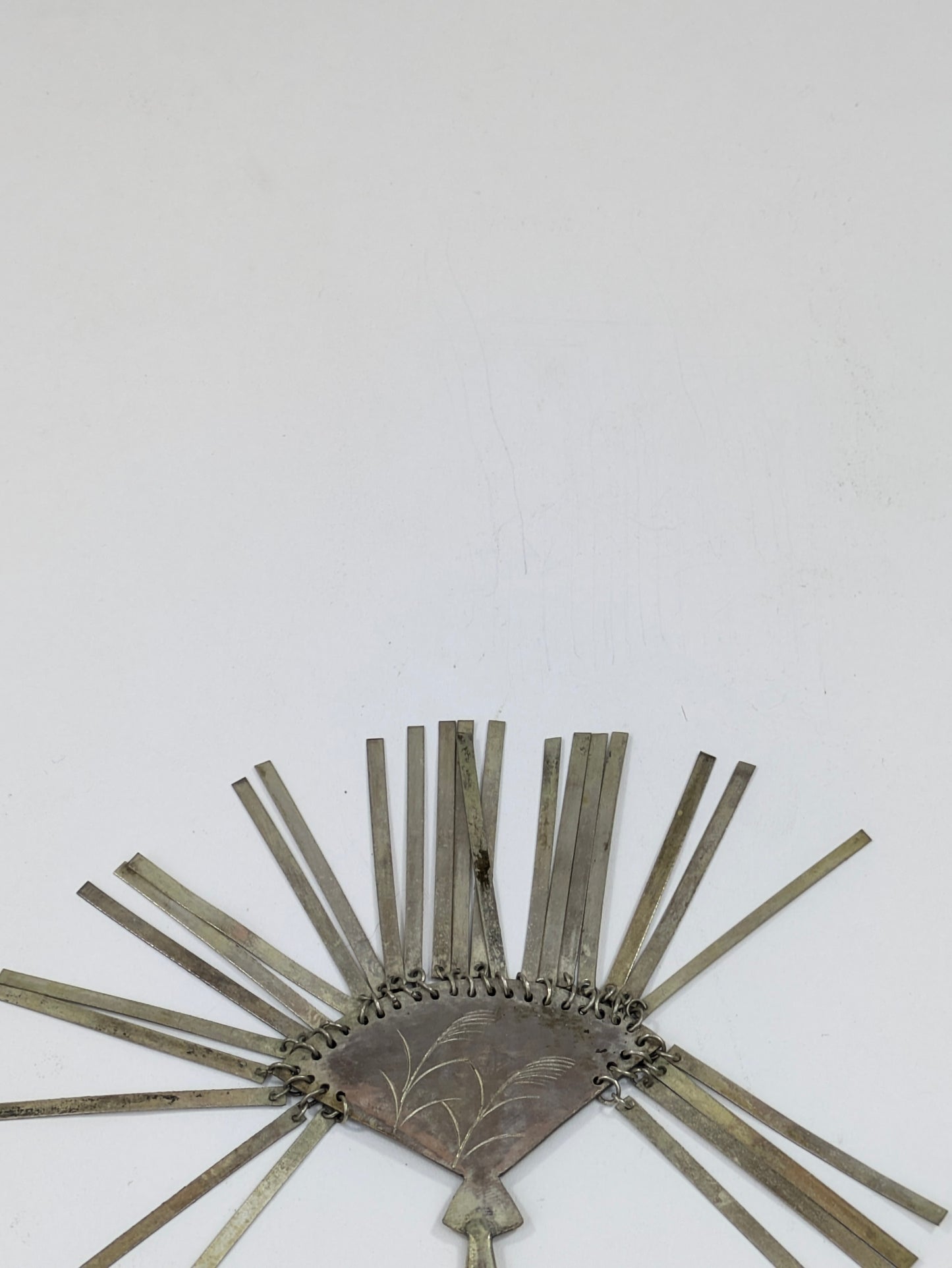 Antique Japanese Bira-Kanzashi Geisha Style Hairpiece Gold Color Bellflower Fan Tassels Hairpin Hair Beauty Accessories 7"