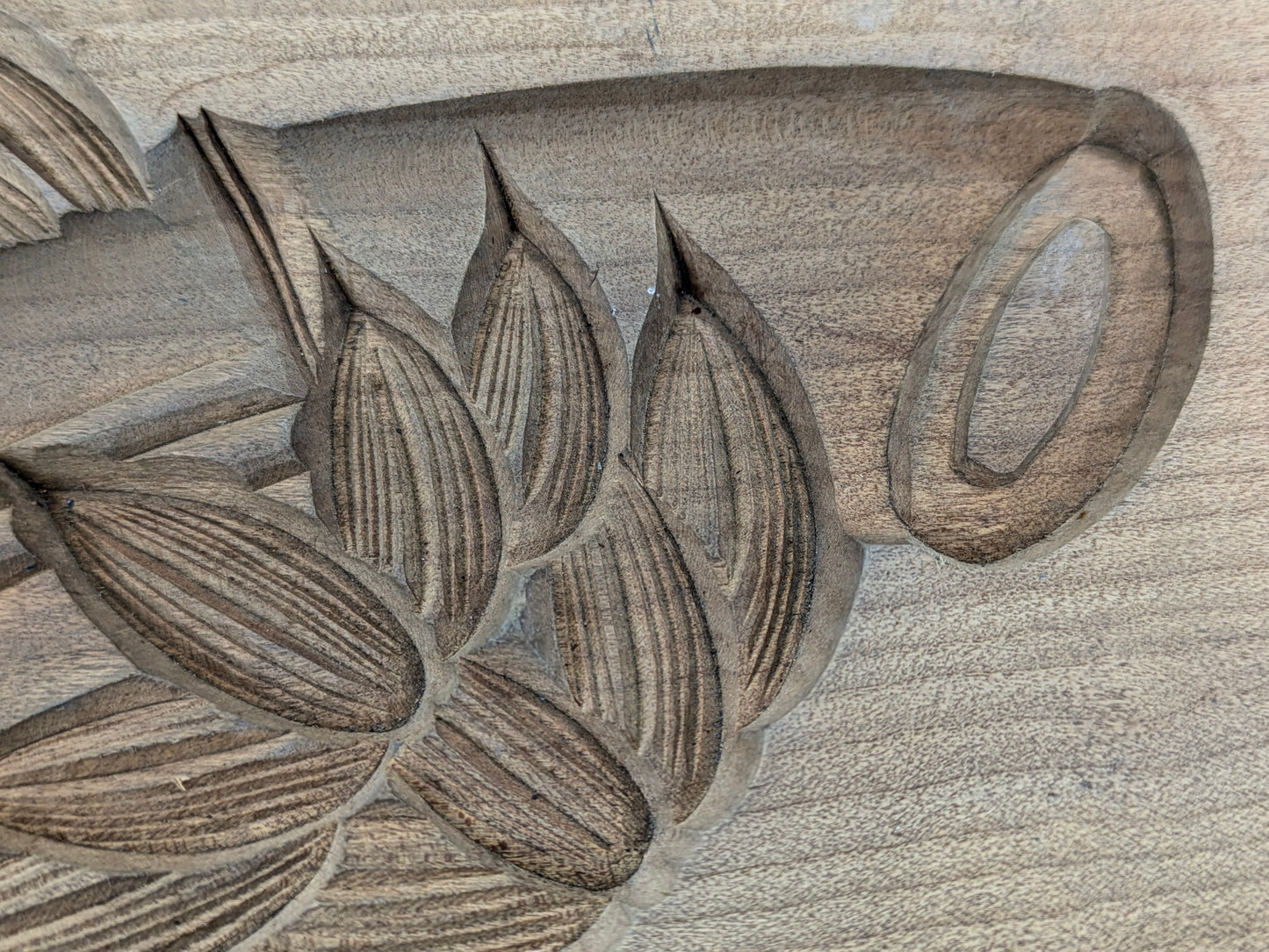 Antique Japanese Kashigata Mold Bamboo Root (Take-ne) w Leaves Dated Shōwa 10 (1935) – Fukushundō