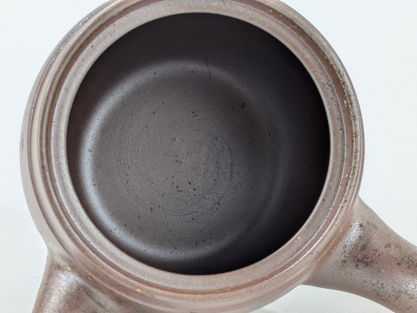 Japanese Tokoname Kyusu Teapot Side Handle Clay w/ Box Signed