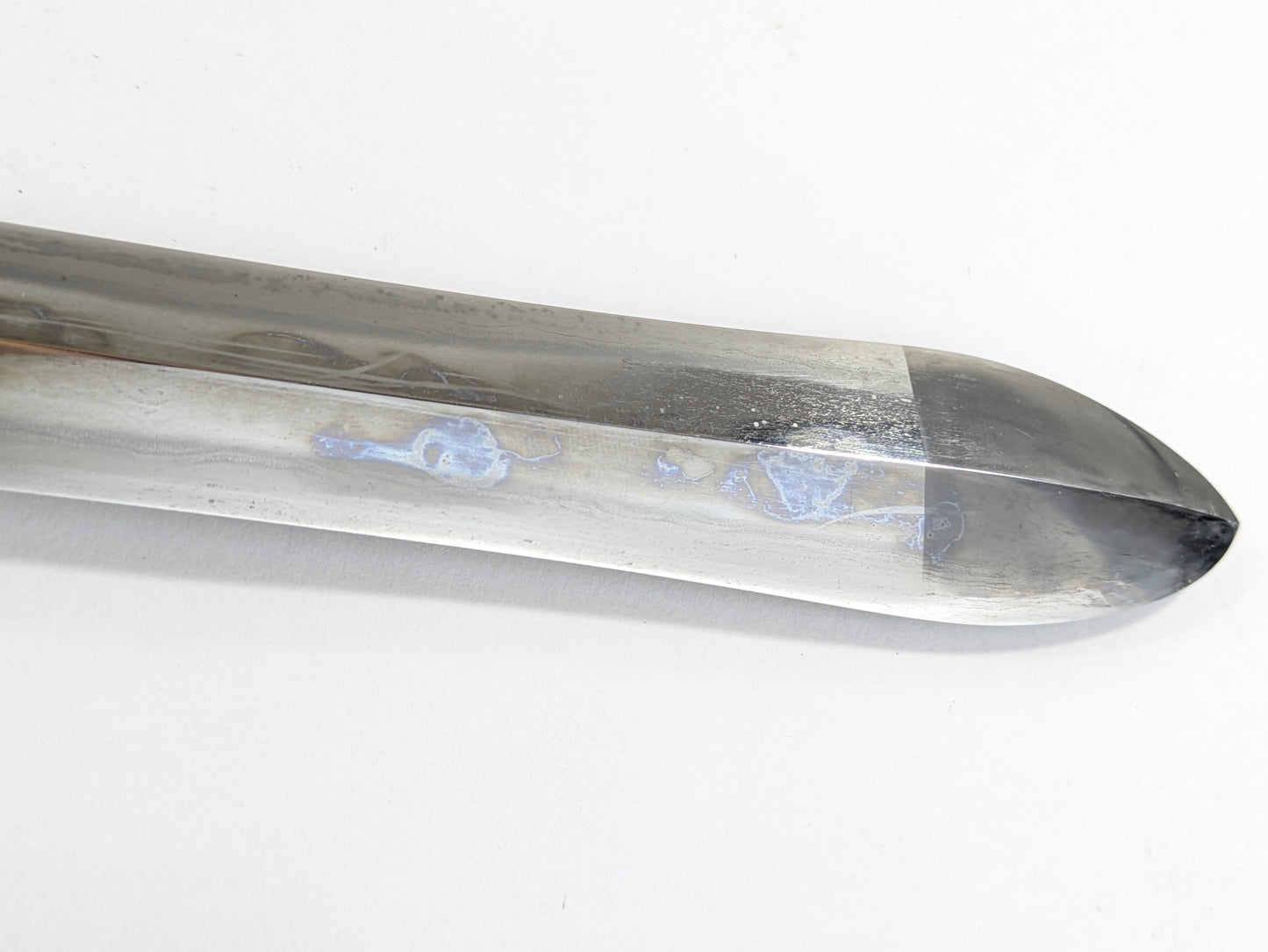 Japanese Antique Jumonji-Yari Cross Shaped Spear Head signed Heianjō Fujiwara Morikuni Edo c1670's