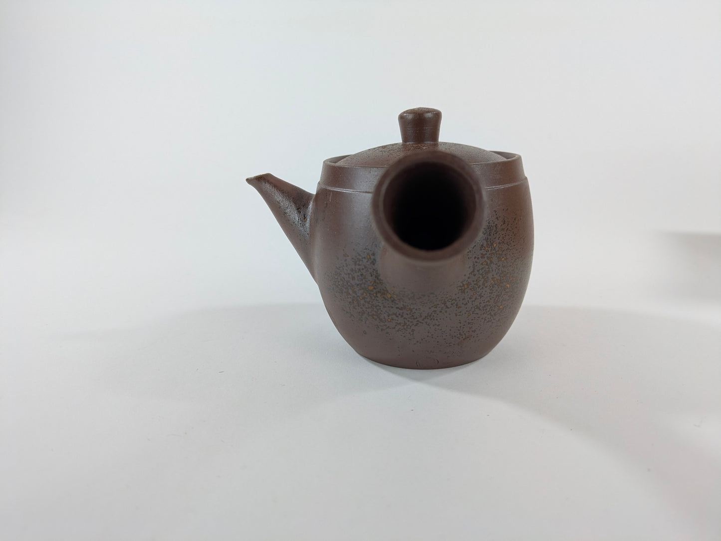 Japanese Tokoname Kyusu Teapot Side Handle Clay w/ Box Signed