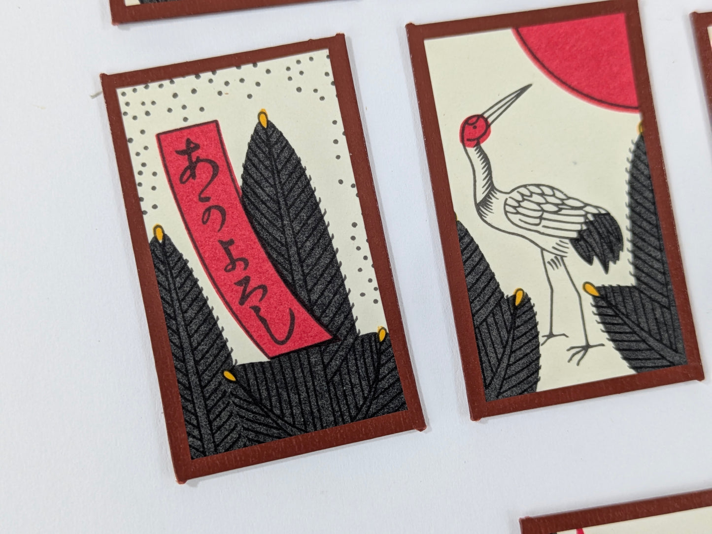 Vintage Compleate Set of Hanafude Cards w/ Kiri Wood Box