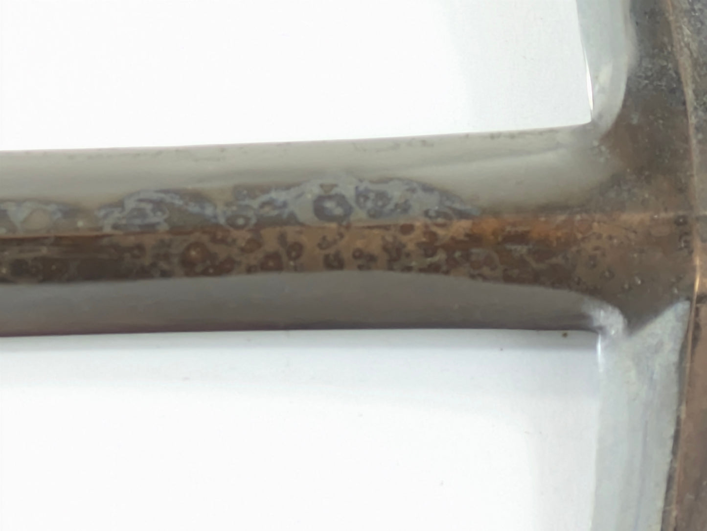 Japanese Antique Jumonji-Yari Cross Shaped Spear Head signed Heianjō Fujiwara Morikuni Edo c1670's