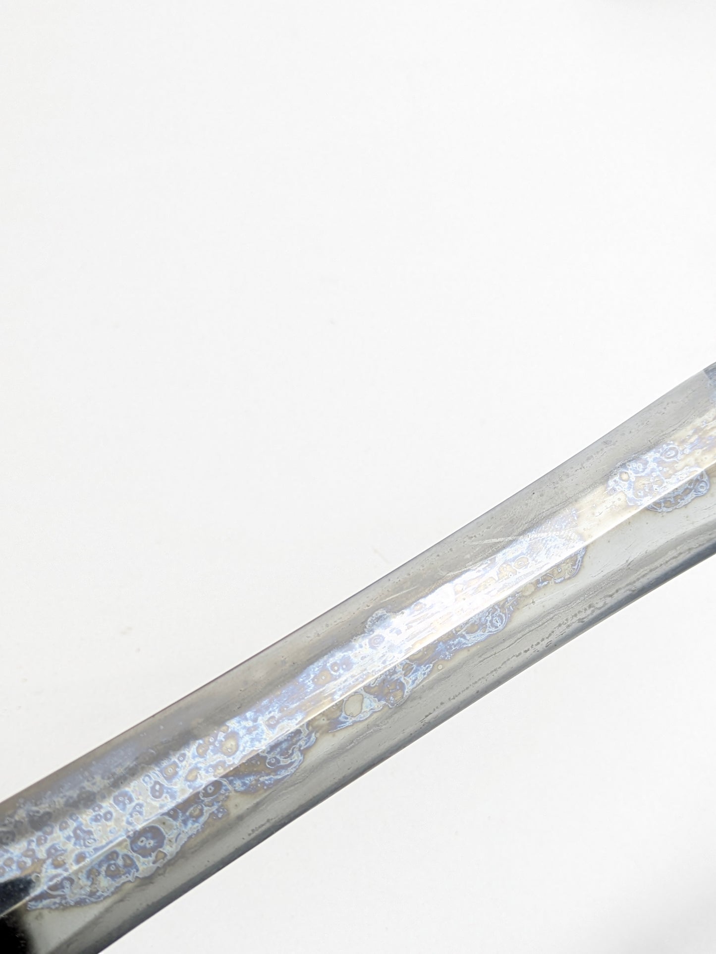 Japanese Antique Jumonji-Yari Cross Shaped Spear Head signed Heianjō Fujiwara Morikuni Edo c1670's