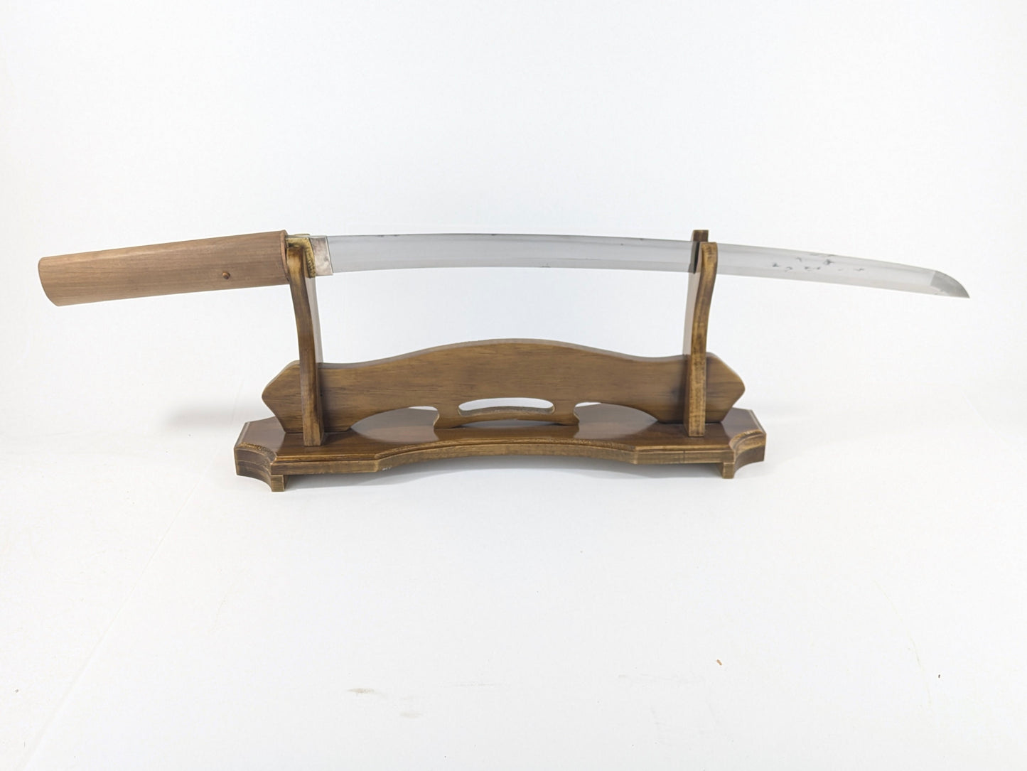 Antique Japanese Wakazashi Short Sword by Yamato no Kami Fujiwara Tadayuki w/ Papers