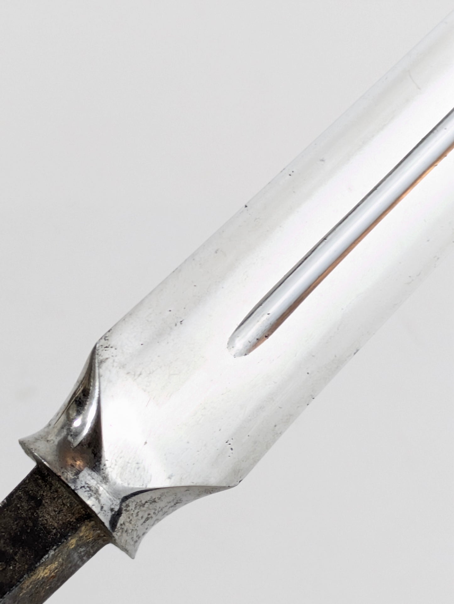 Japanese Yari Spearhead Signed Monju Kanehisa Edo Genroku Period 1688–1704