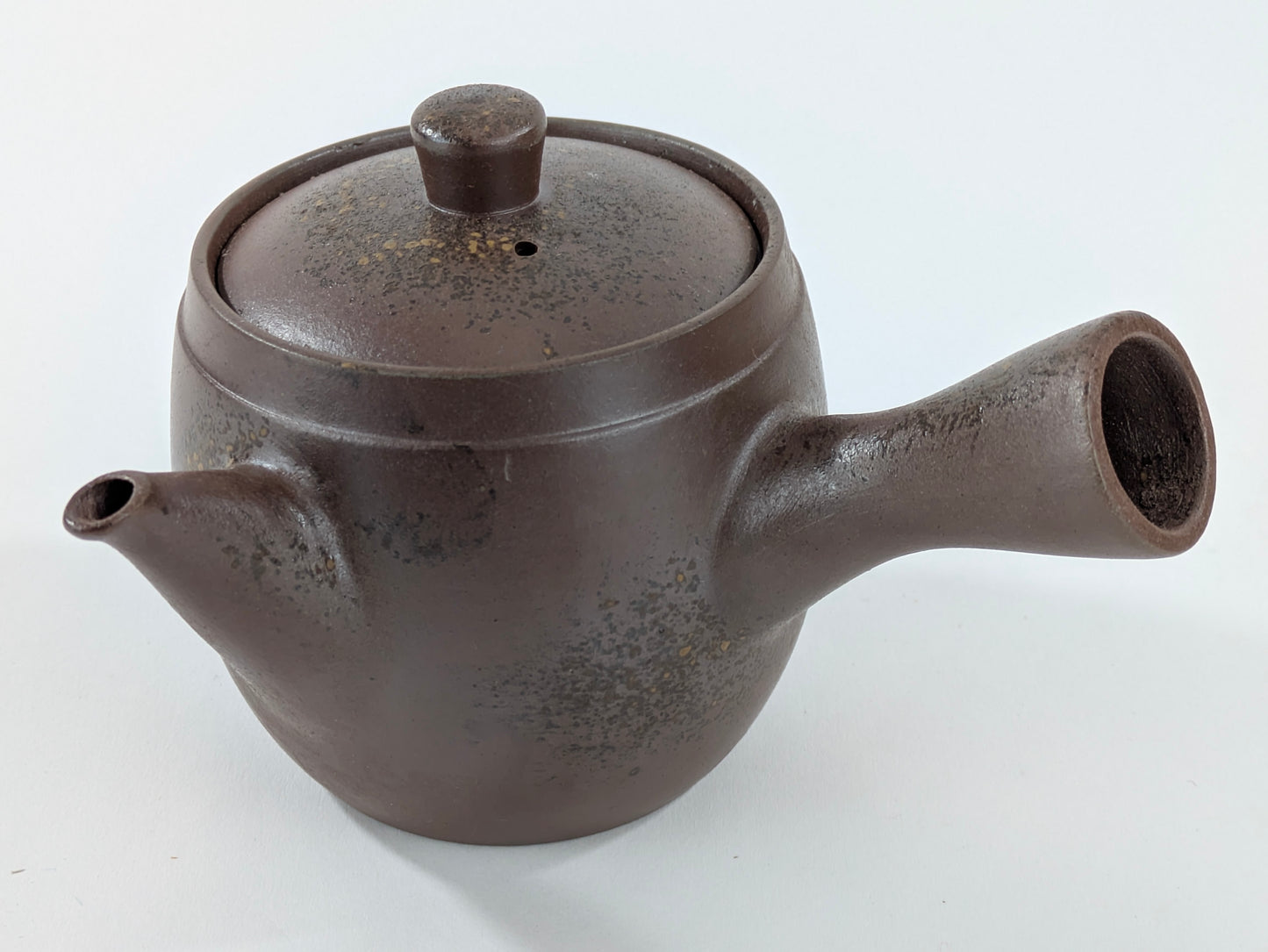 Japanese Tokoname Kyusu Teapot Side Handle Clay w/ Box Signed