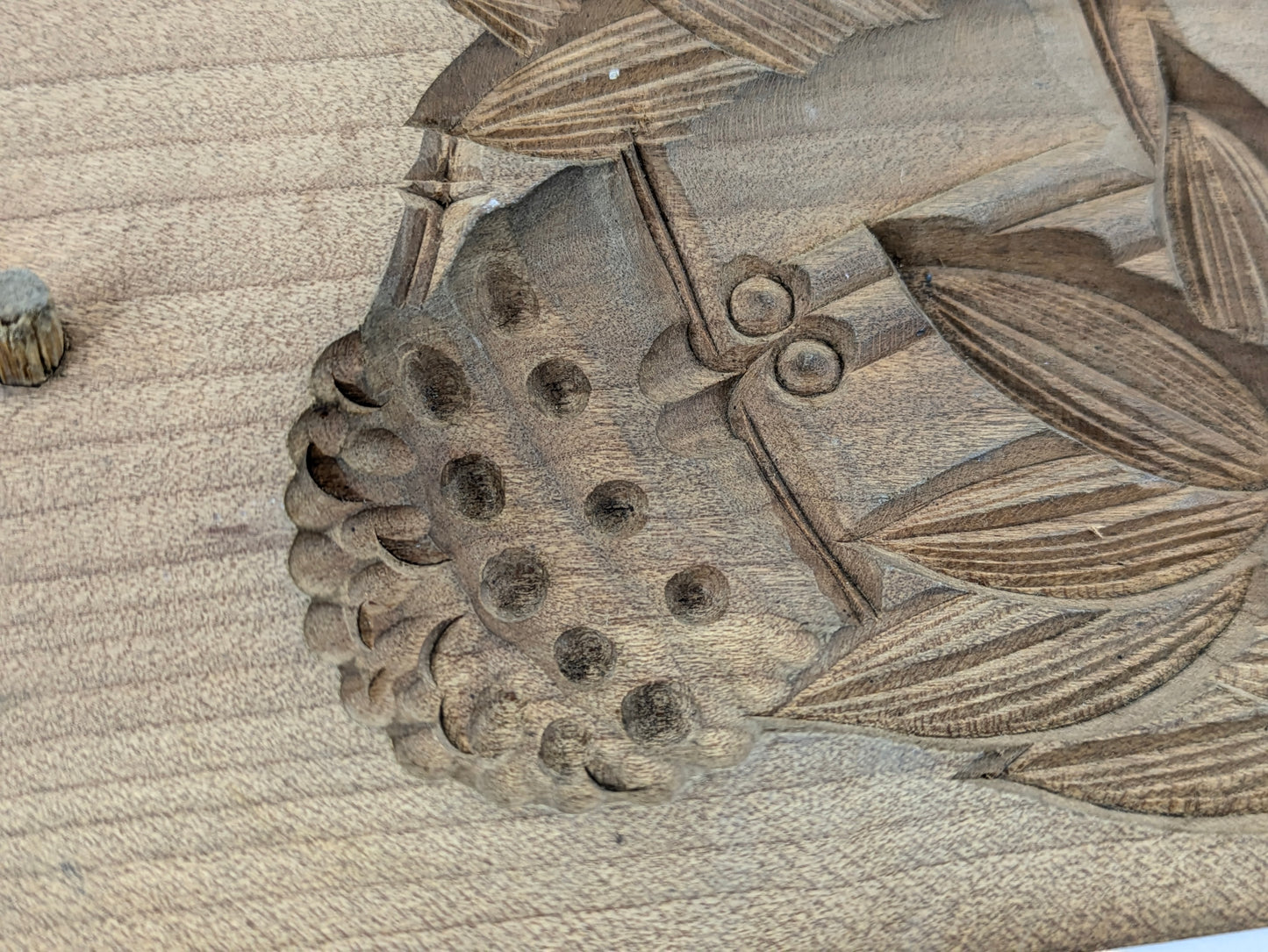 Antique Japanese Kashigata Mold Bamboo Root (Take-ne) w Leaves Dated Shōwa 10 (1935) – Fukushundō