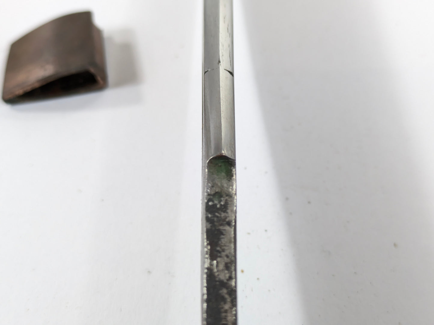 Japanese Edo Era Naginata Blade Signed “Harunobuyoshi” 16"