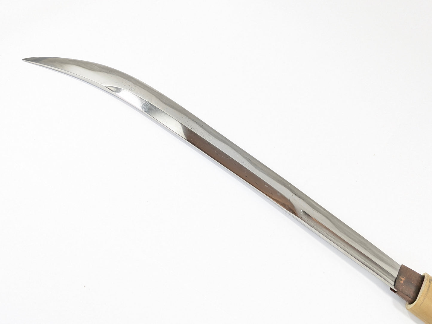 Japanese Edo Era Naginata Blade Signed “Harunobuyoshi” 16"
