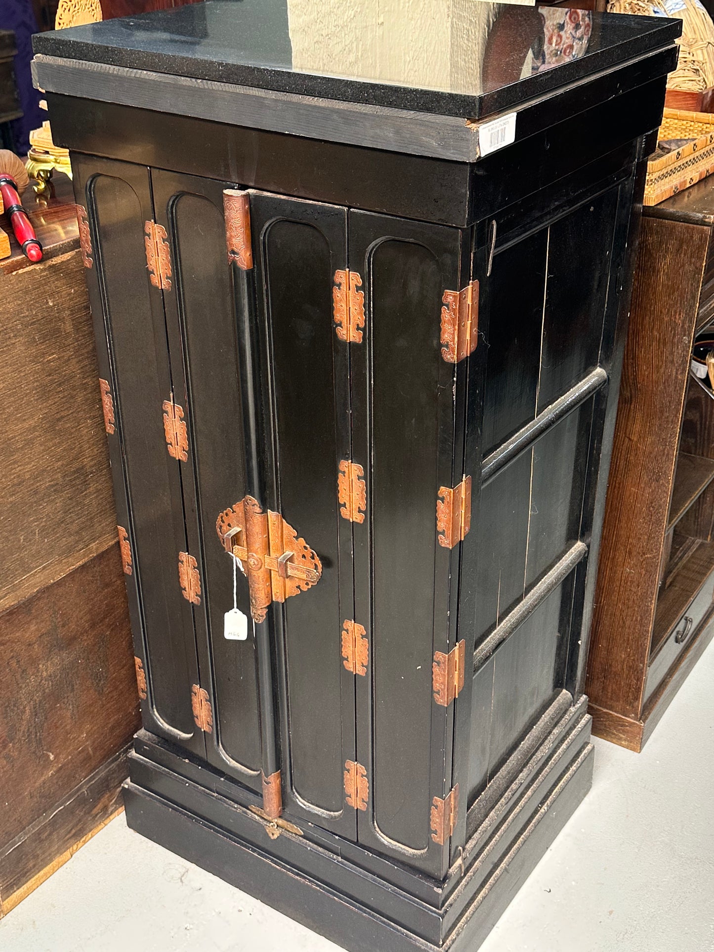 Antique Japanese Meiji Era (late 1800's) Butsudan Family Alter 45”H