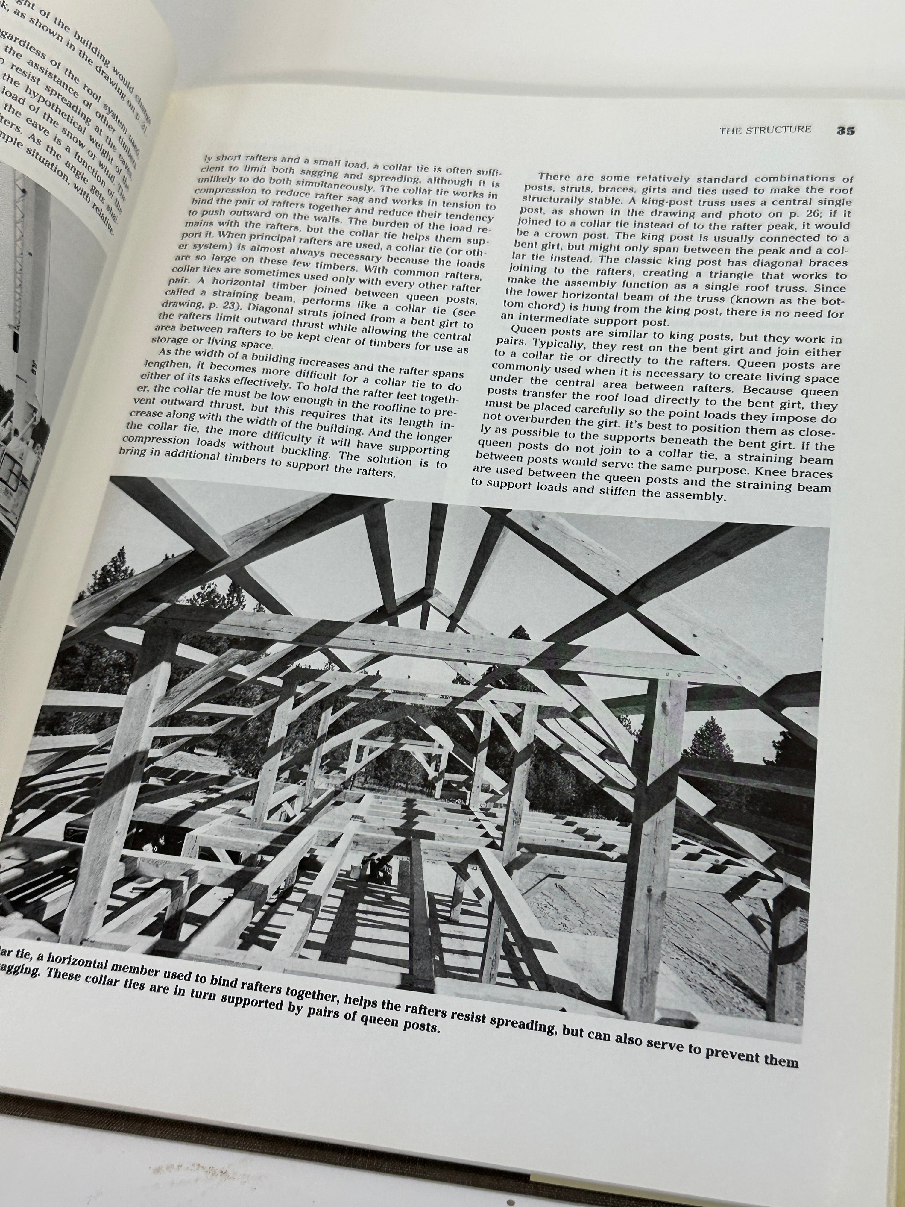 Building The Timber Frame House: The Revival Of A Forgotten Art By Tedd Benson – Good Condition