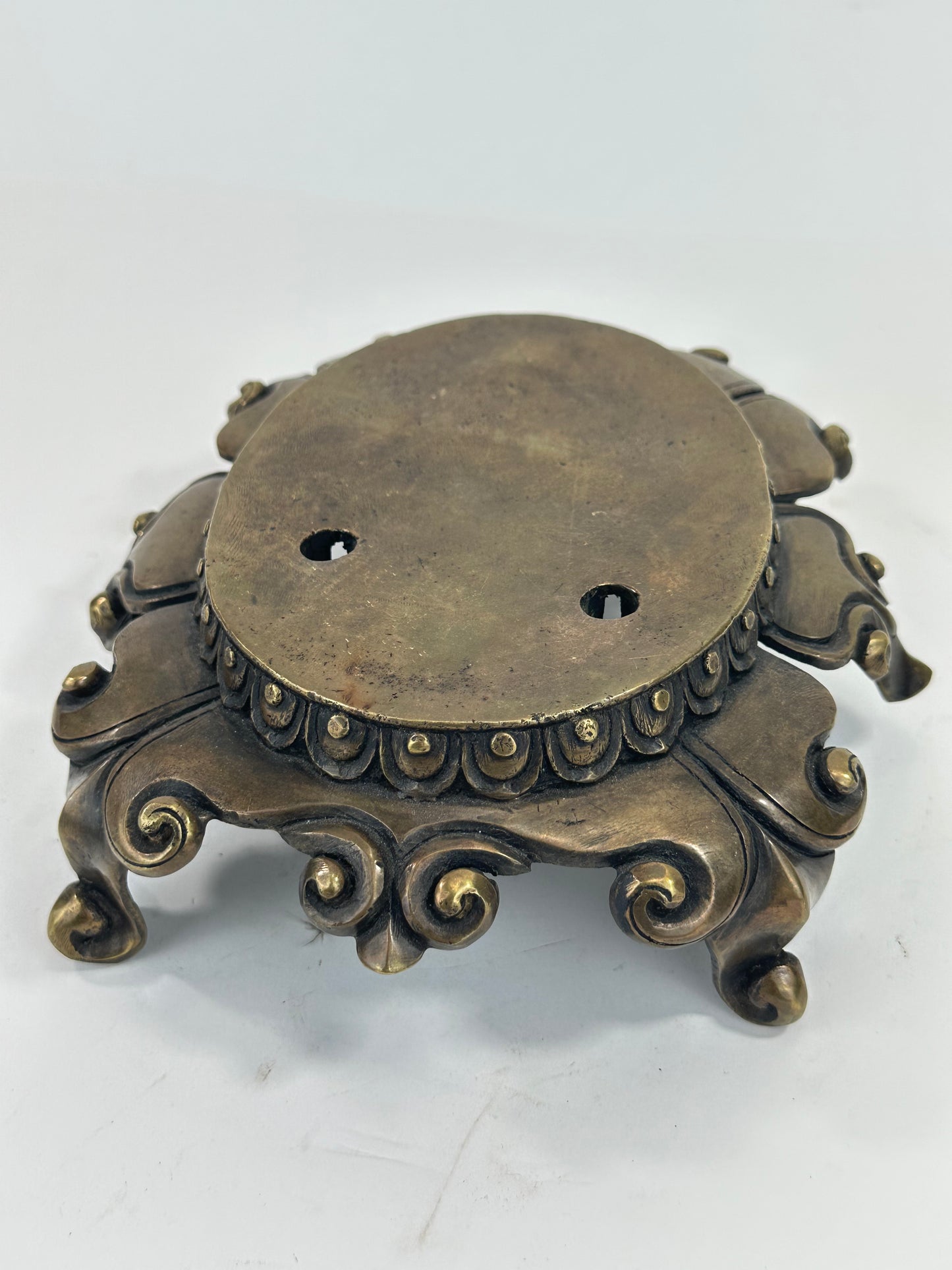 Vintage Nepalese Bronze Garuda Figure Buddhist Guardian Deity 12.5" LS#097