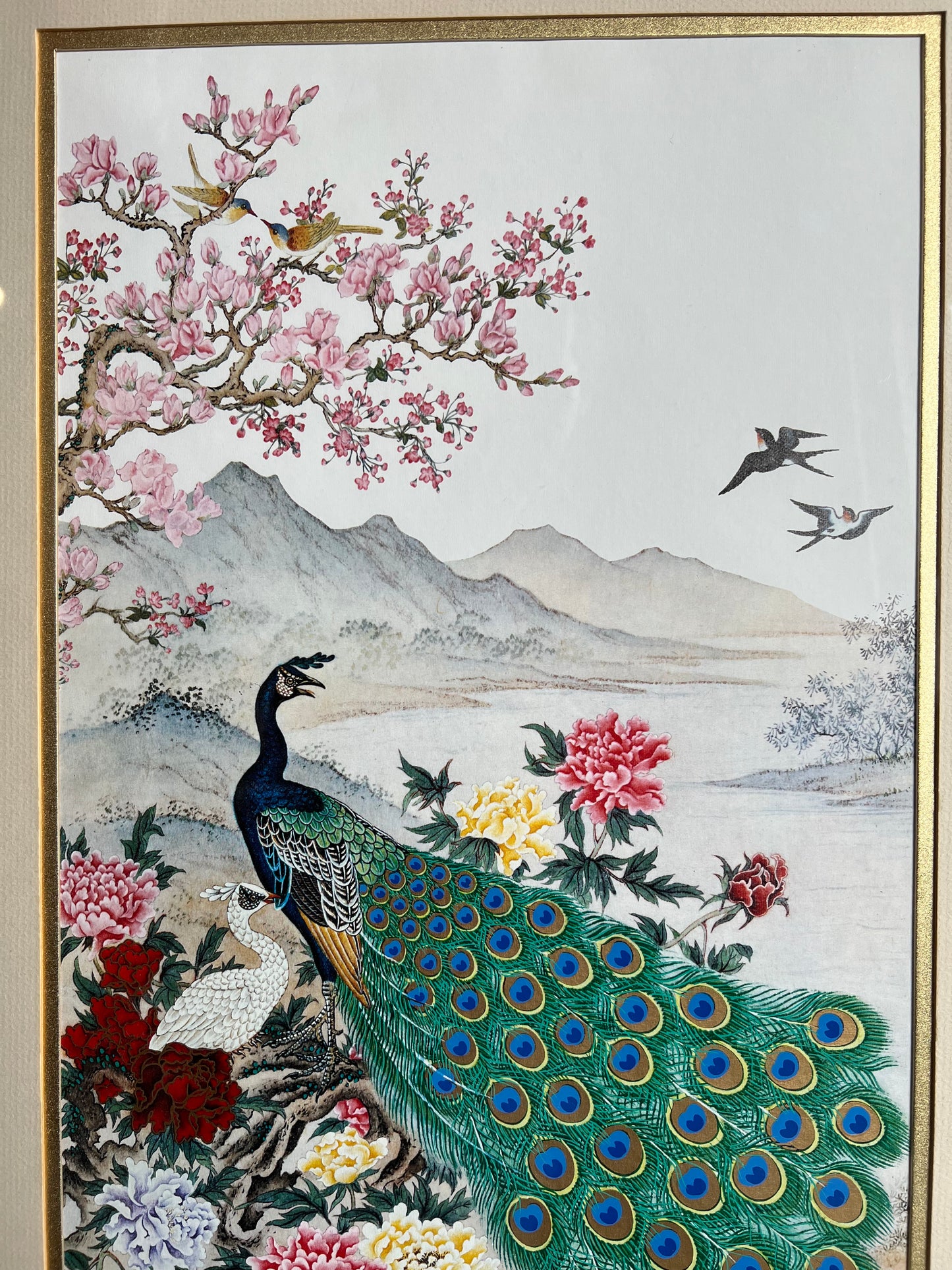 Wei Tseng Yang Framed Print "The Awakening of Spring" 17"x30"
