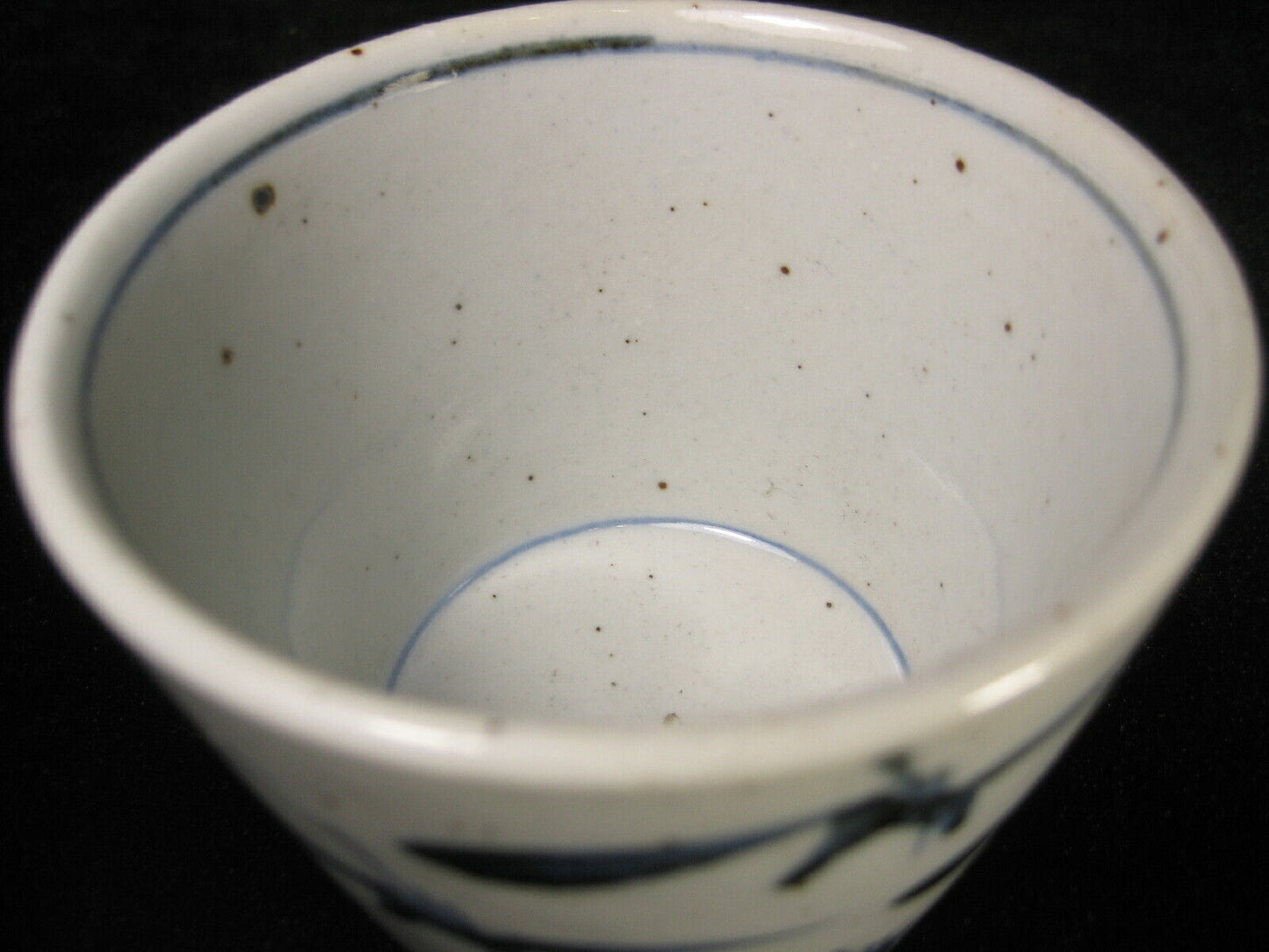 Antique Japanese Meij Era C1910 Imari Signed Sake Cup Sobachoko Ceramic