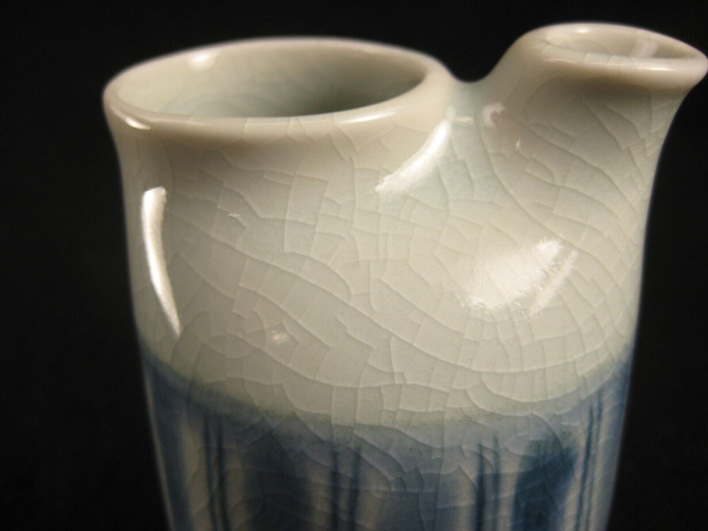 Vintage Japanese Signed Hand Painted Sake Tokkuri Vase