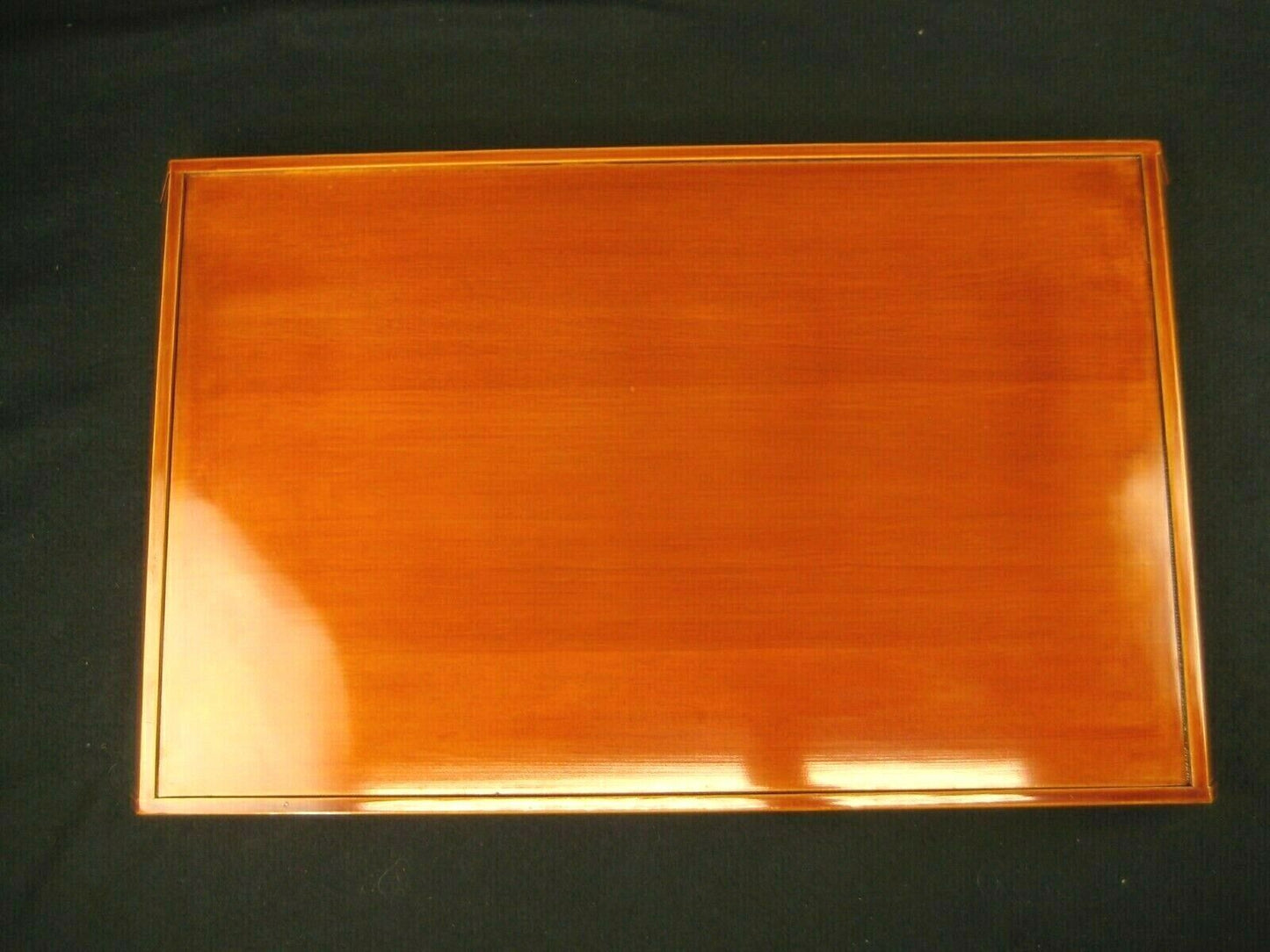 Vintage Japanese Hand Crafted Wood Hida Shunkei Lacquer Obon Serving Tray