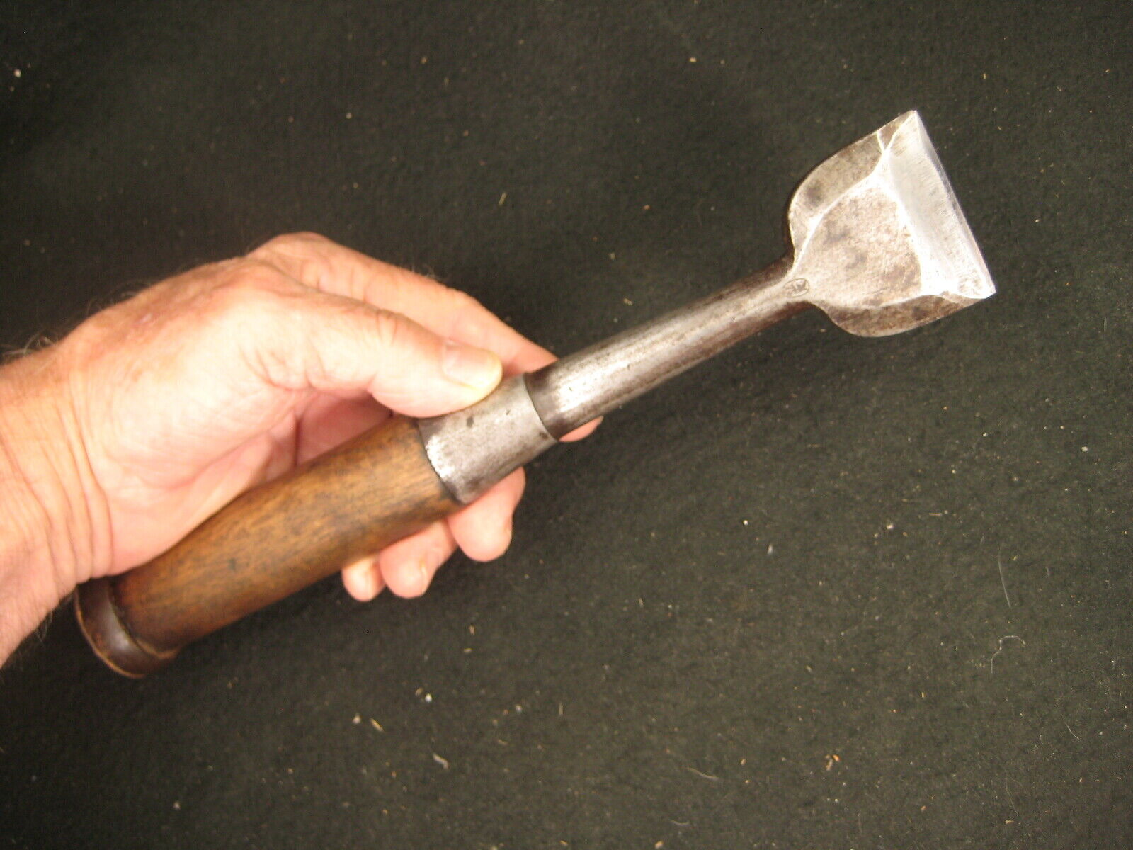 Vintage Japanese Signed Tool Laminated Forged Iron Blade Nomi Chisel R ...
