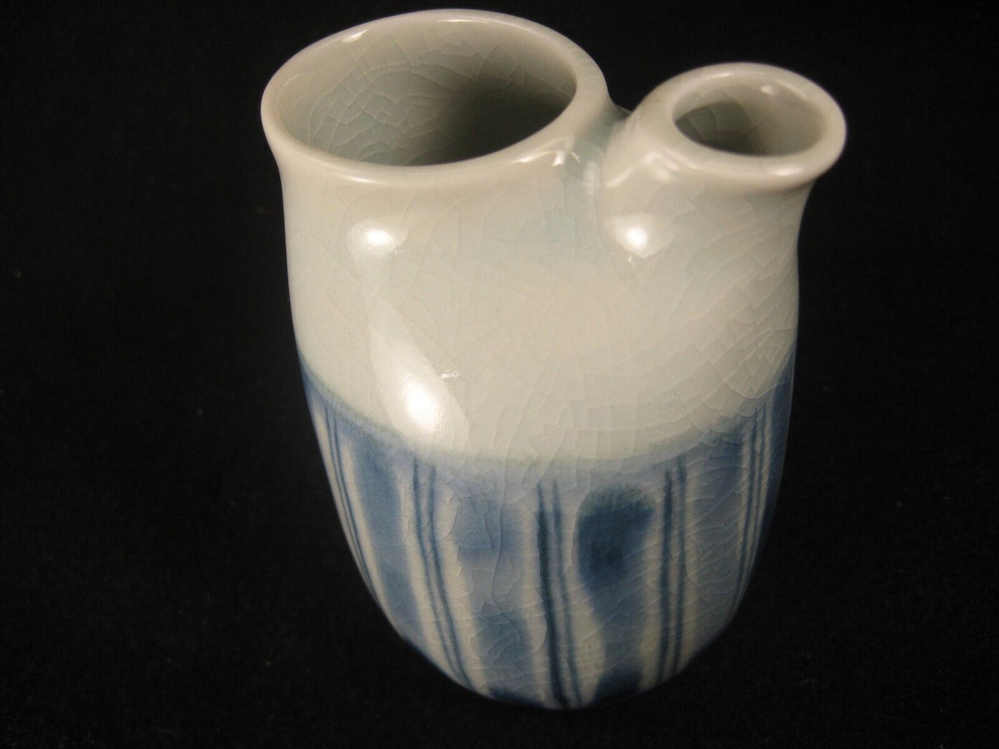 Vintage Japanese Signed Hand Painted Sake Tokkuri Vase