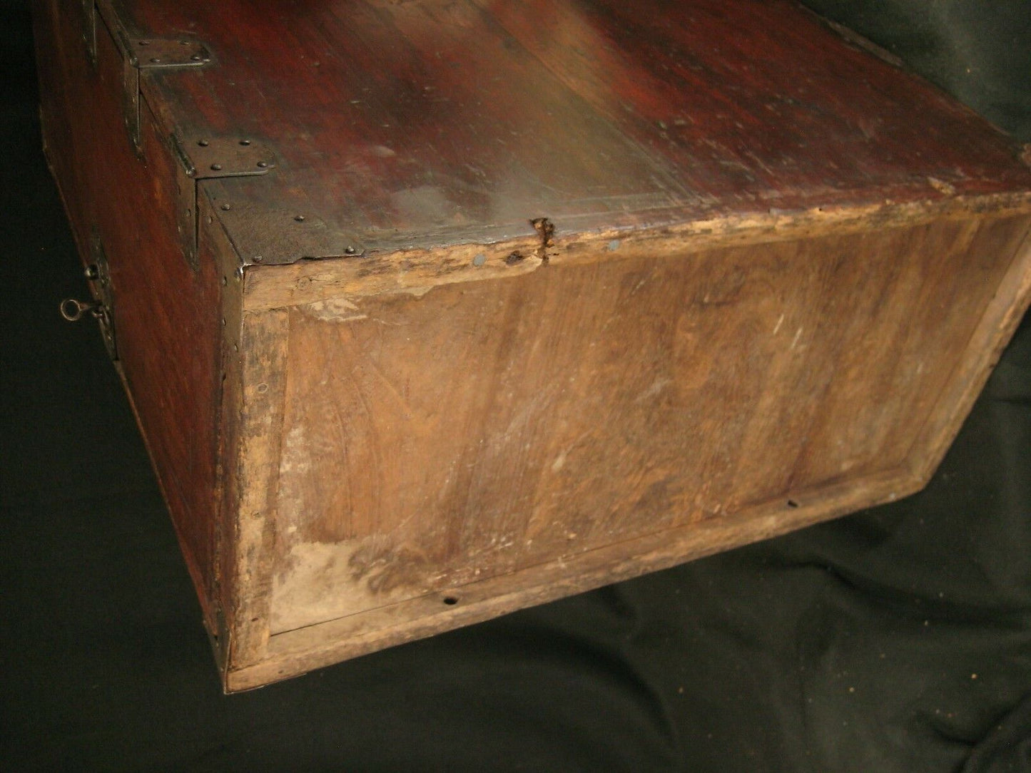 Antique Japanese Edo Era (C1780) 4 Drawer Gyosho Bako Peddlers  Tansu Chest