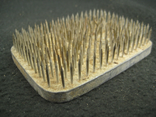 Vintage Japanese Ikebana Kenzan Spiky Flower Frog Flower Arranging 2.5 X 3"