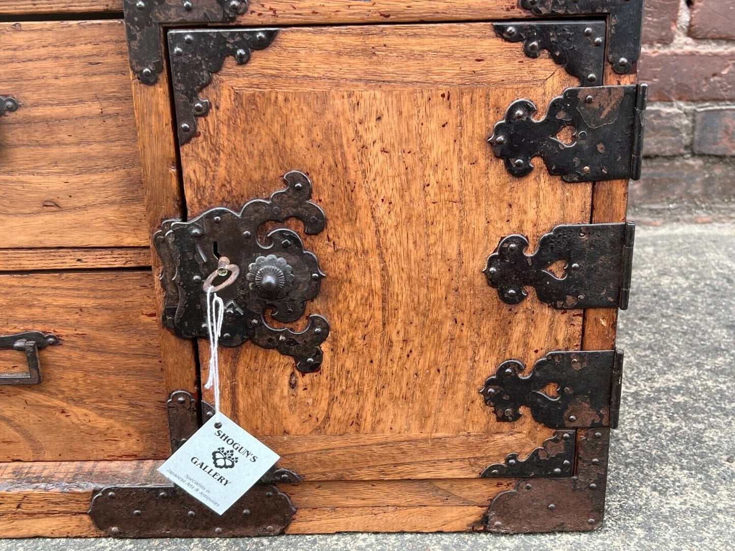 Antique Japanese Late Edo (c. 1850) Nagoya Kiri Kodansu Personal Tansu 30"W