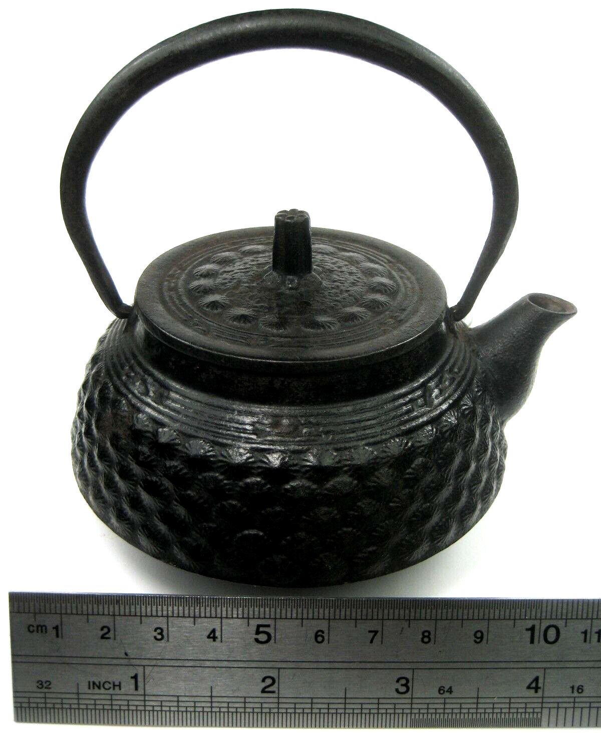 Japanese Mini Iron Tea Kettle Tetsubin Enamel Lined Interior